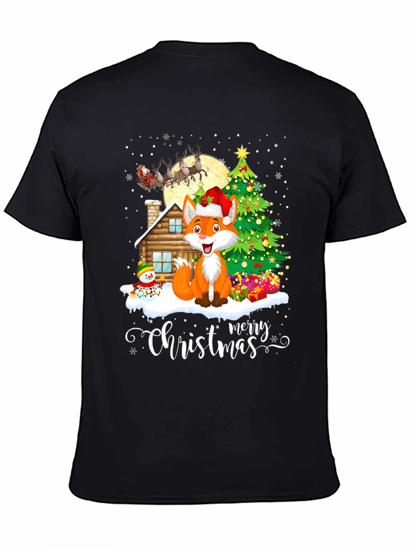 Festive Fox Christmas T-Shirt