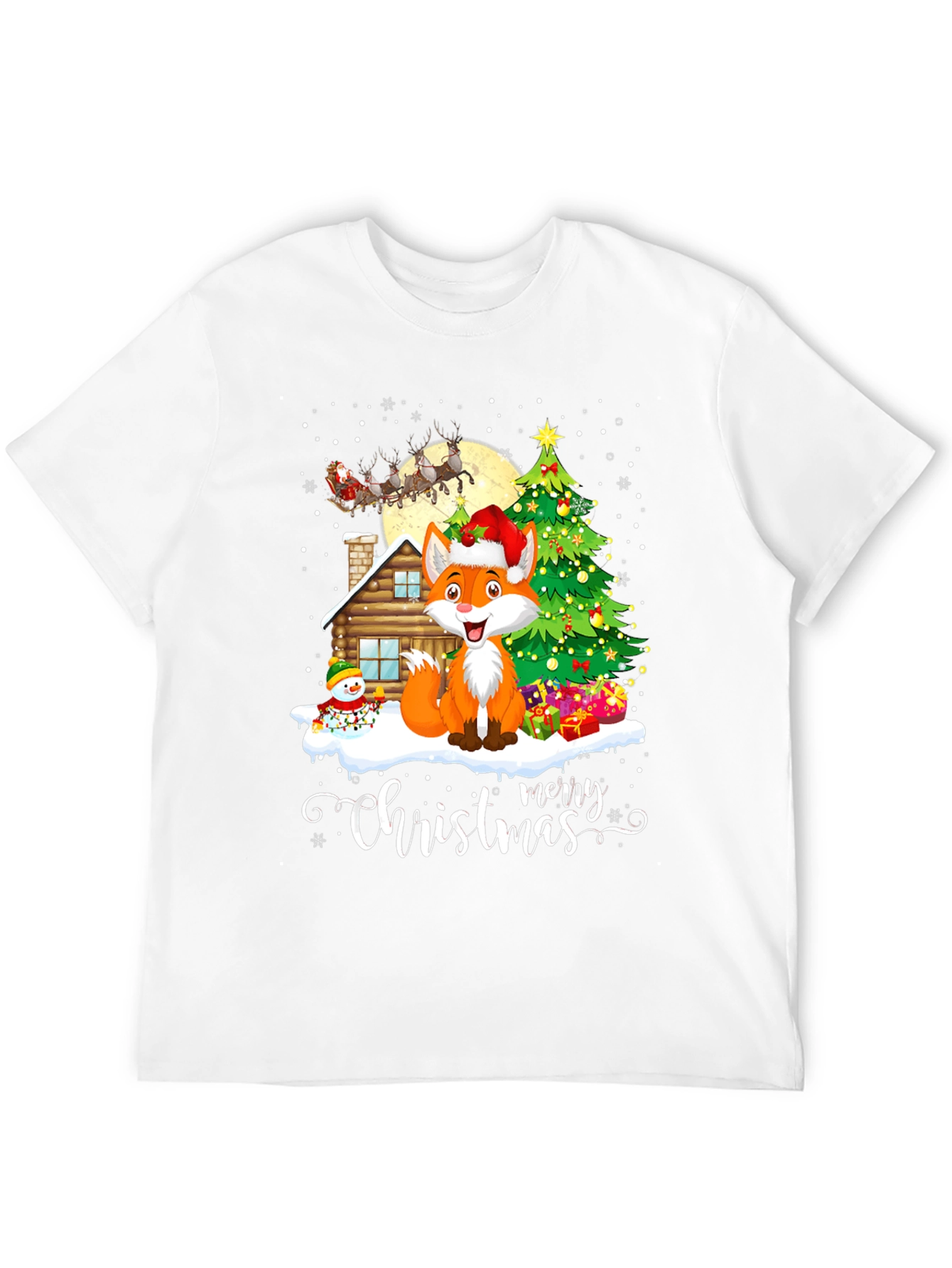 Festive Fox Christmas T-Shirt