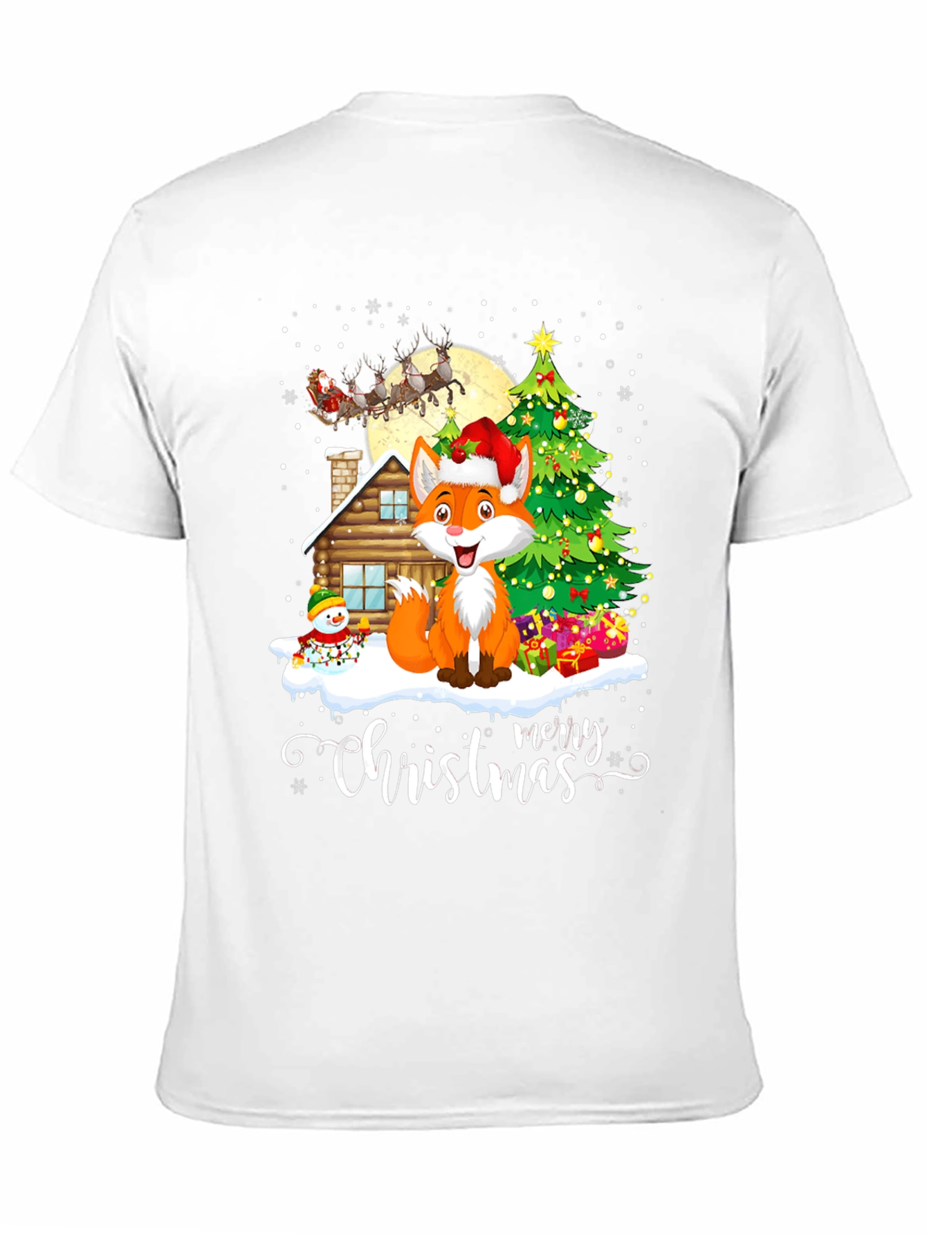 Festive Fox Christmas T-Shirt