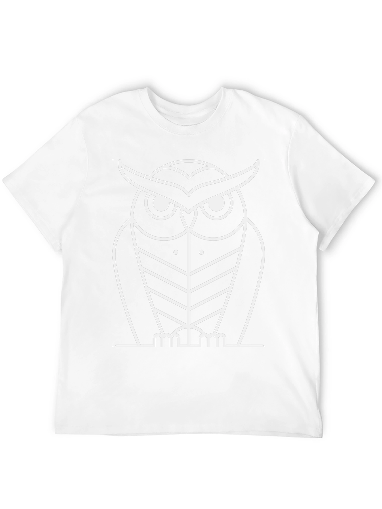 Owl Graphic Tee - Black Cotton Blend