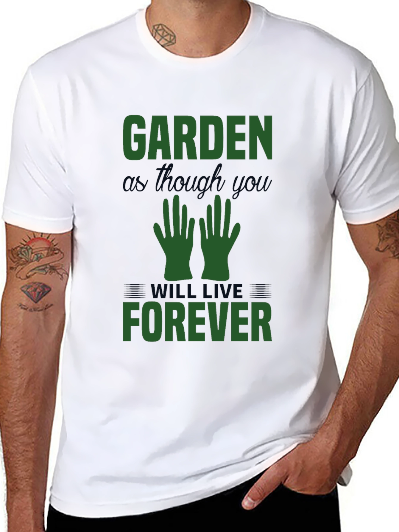 Garden As Though You Will Live Forever Tee