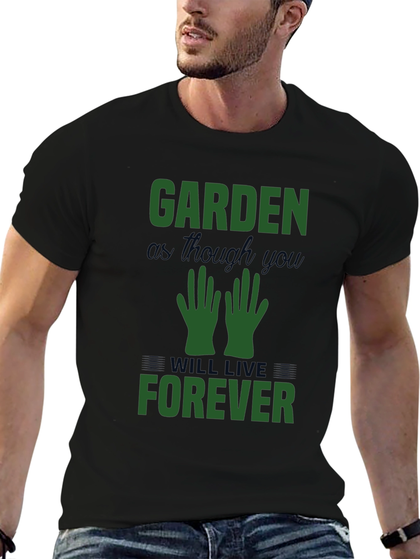 Garden As Though You Will Live Forever Tee