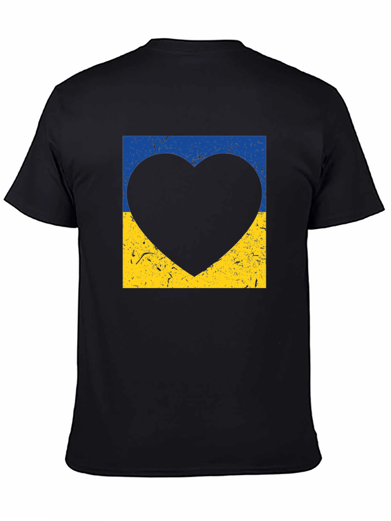 Ukraine Flag Heart T-Shirt