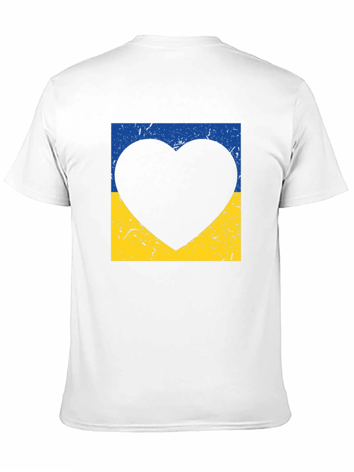 Ukraine Flag Heart T-Shirt