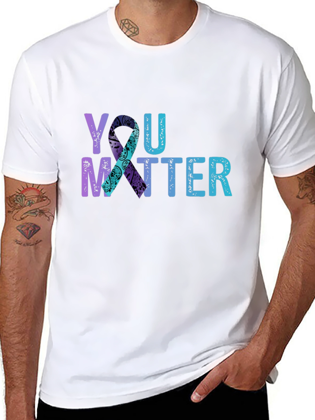 You Matter Graphic T-Shirt - Black