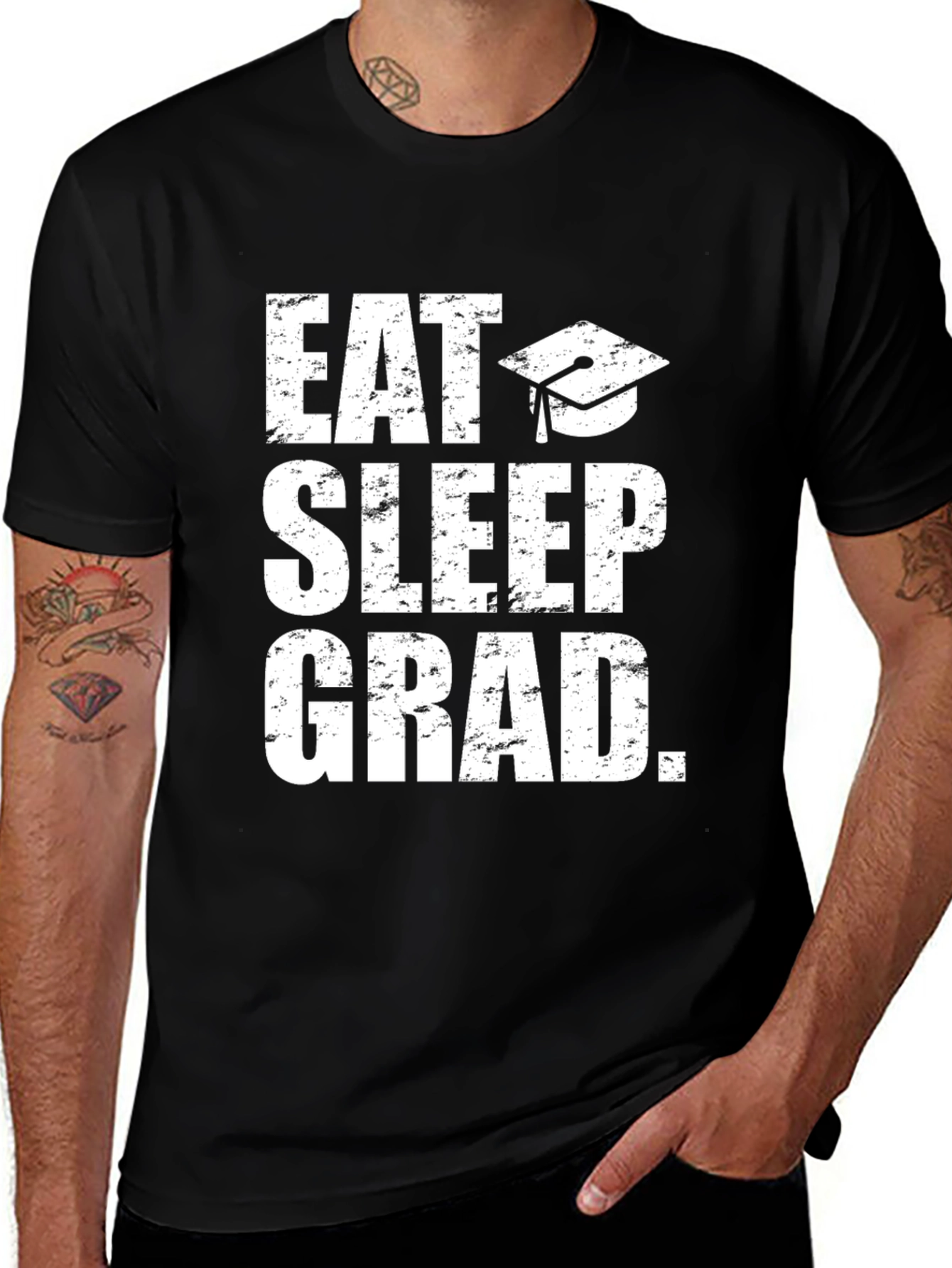 Eat Sleep Grad T-Shirt - Graduation Gift Tee