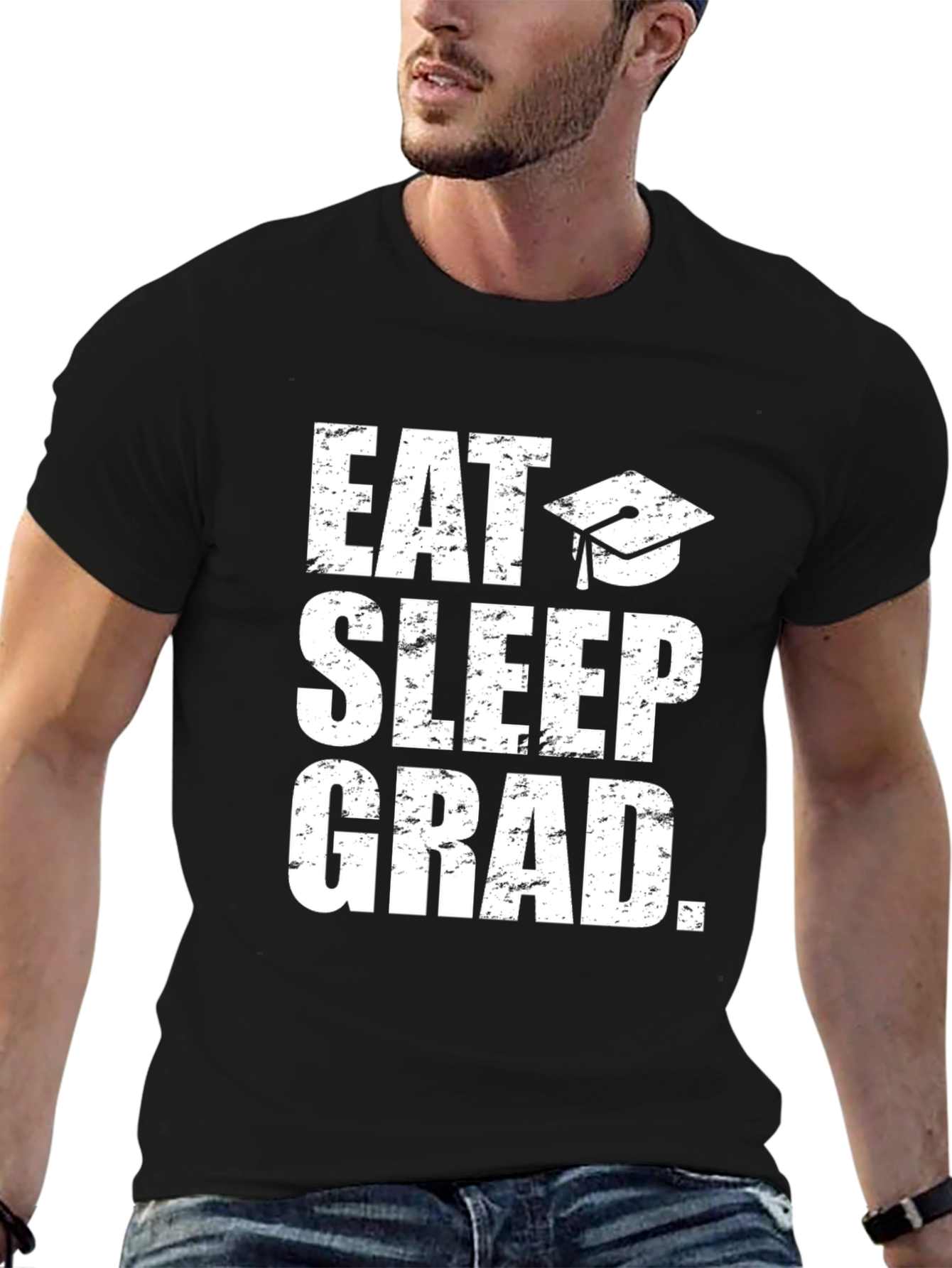 Eat Sleep Grad T-Shirt - Graduation Gift Tee