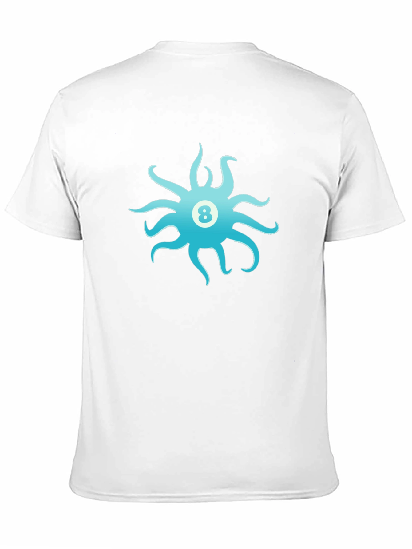 Eight Ball Octopus Graphic Tee - Black