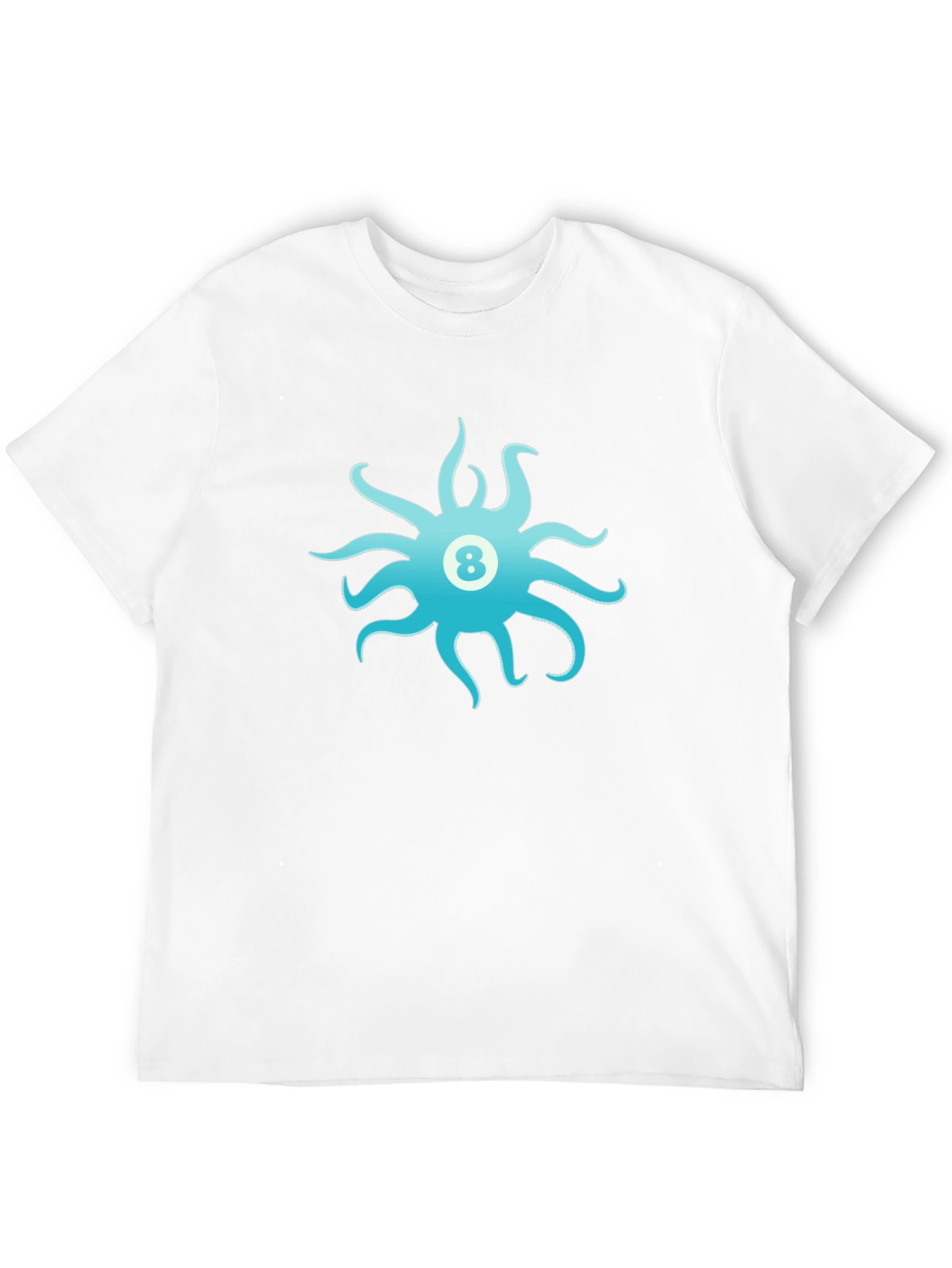 Eight Ball Octopus Graphic Tee - Black