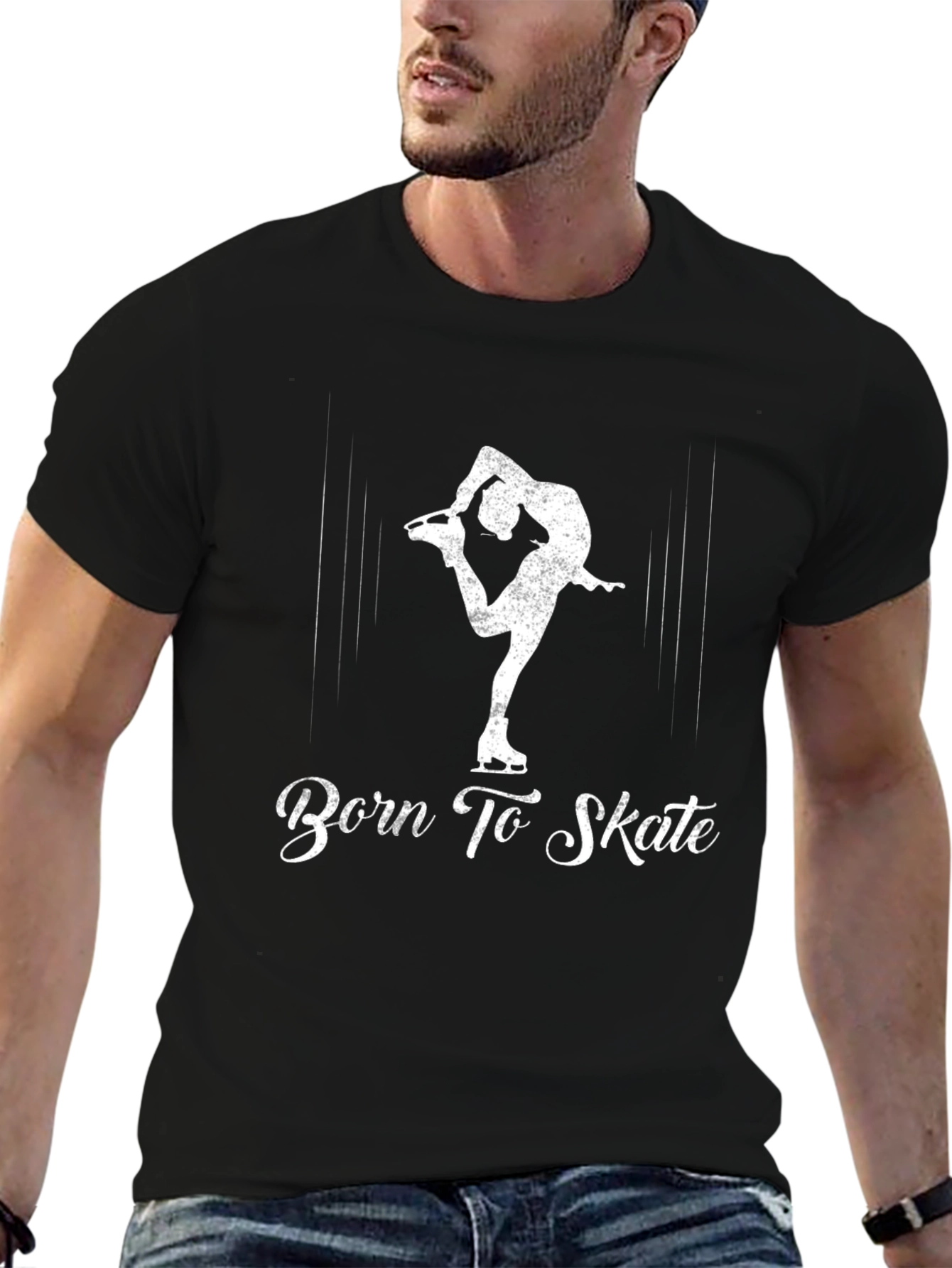 Born To Skate Black T-Shirt