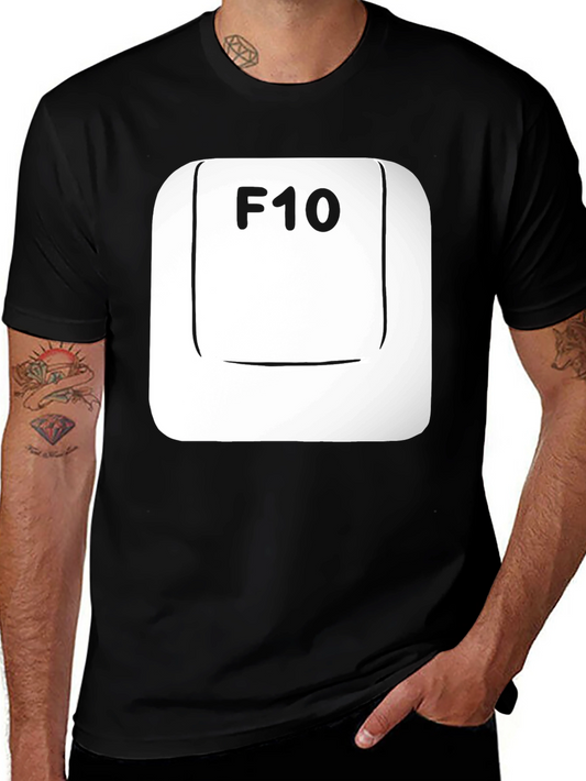 F10 Computer Key T-Shirt - Geeky & Fun!