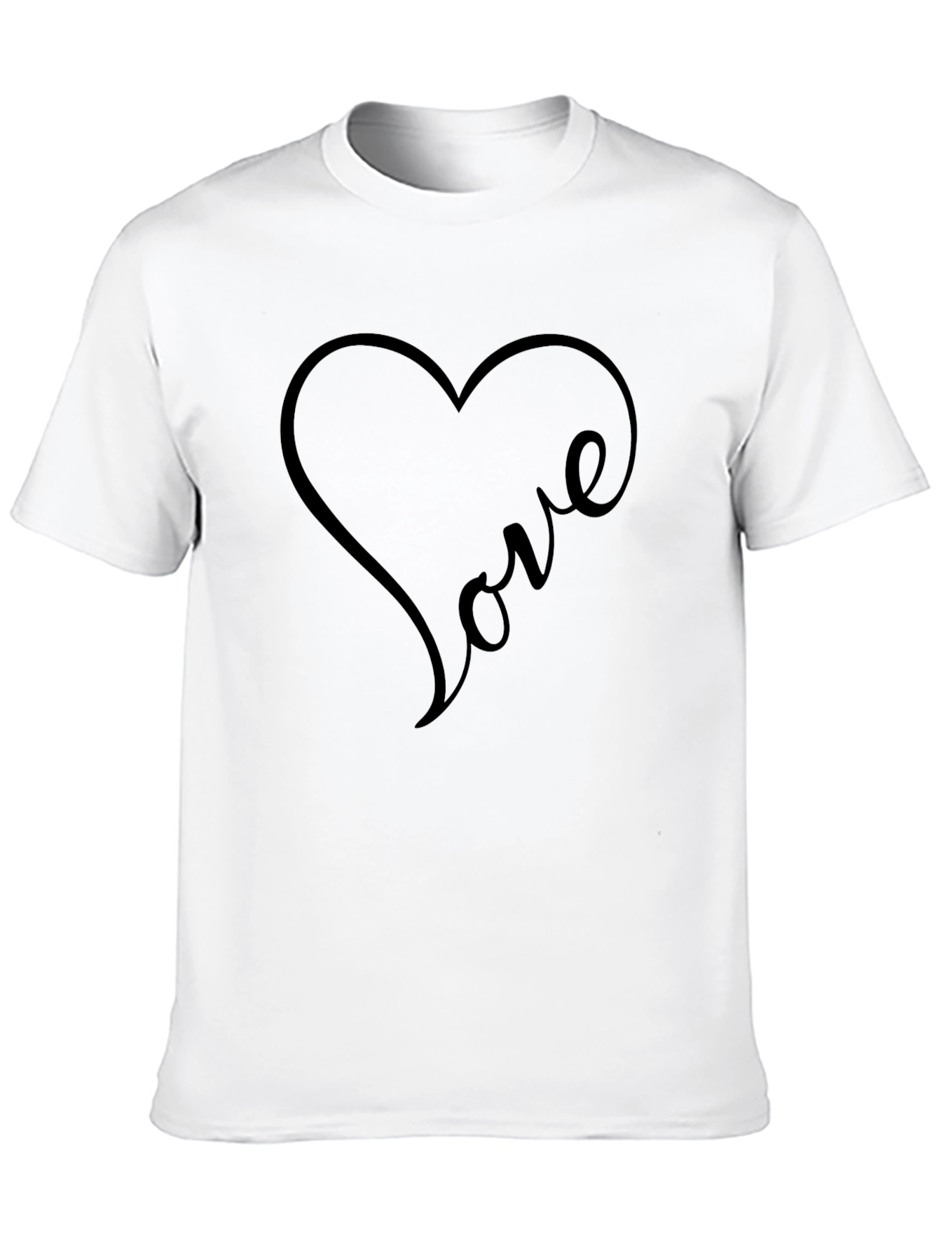 Love Heart T-Shirt - Stylish Graphic Tee