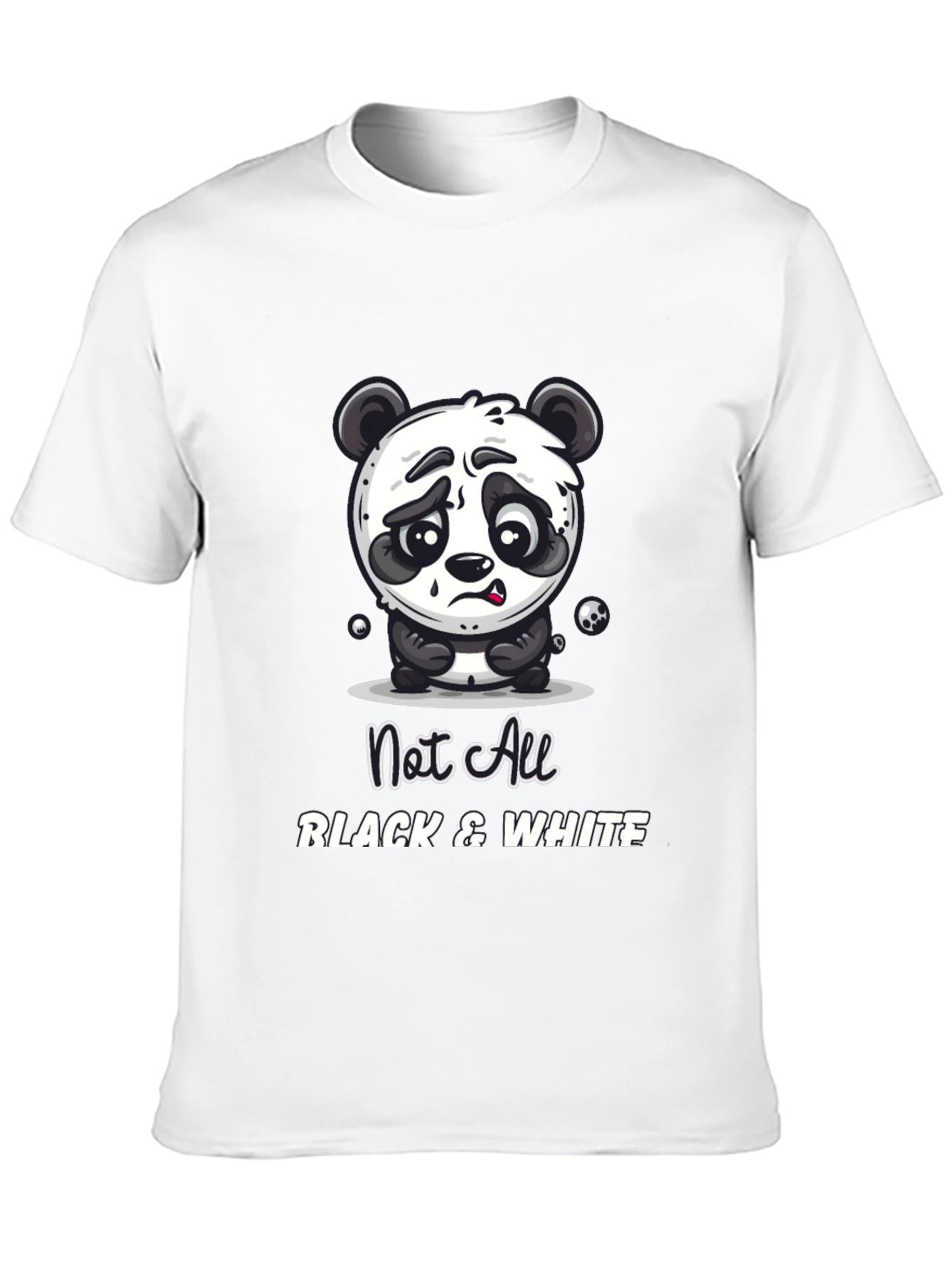 Not All Black and White Panda T-Shirt