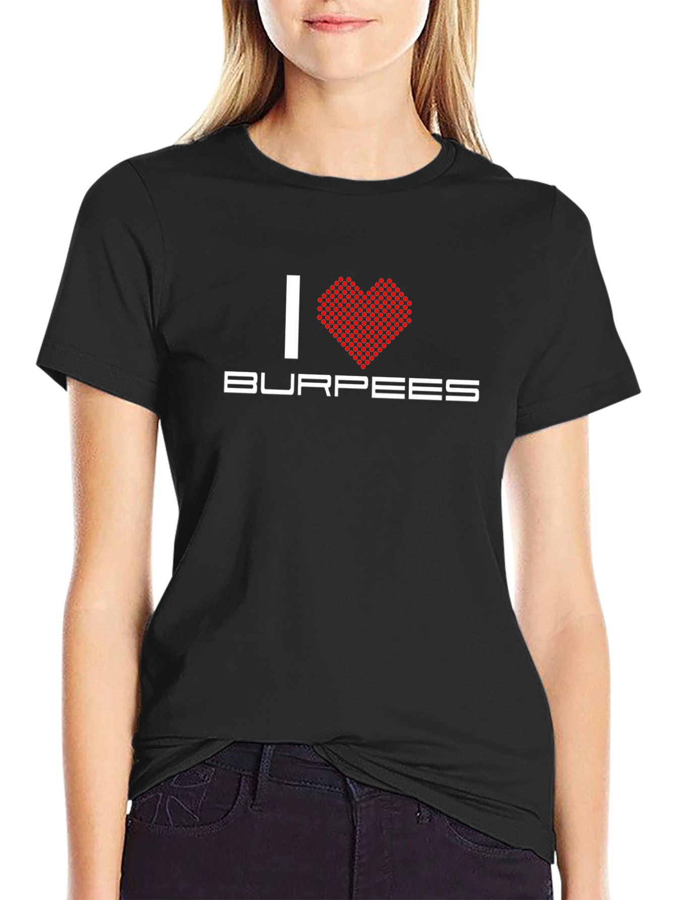 I Love Burpees Black T-Shirt