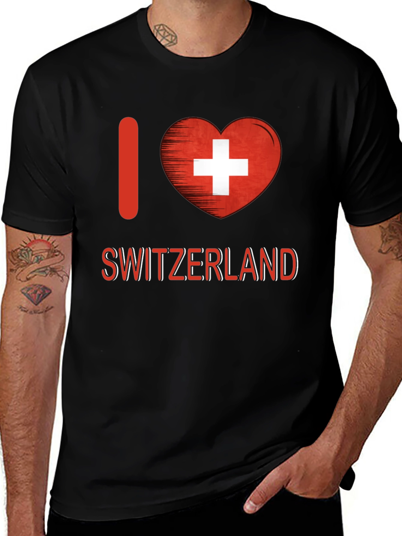 I Love Switzerland Graphic Tee