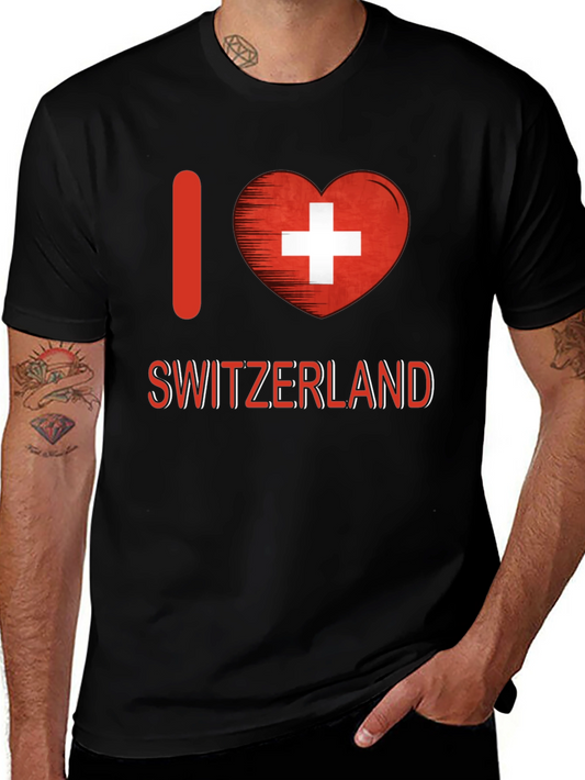 I Love Switzerland Graphic Tee