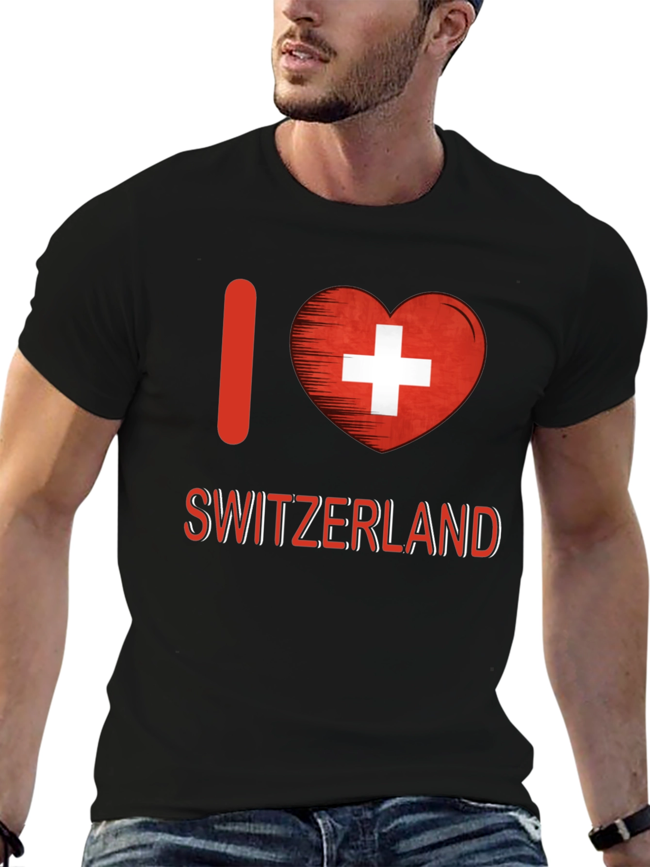I Love Switzerland Graphic Tee