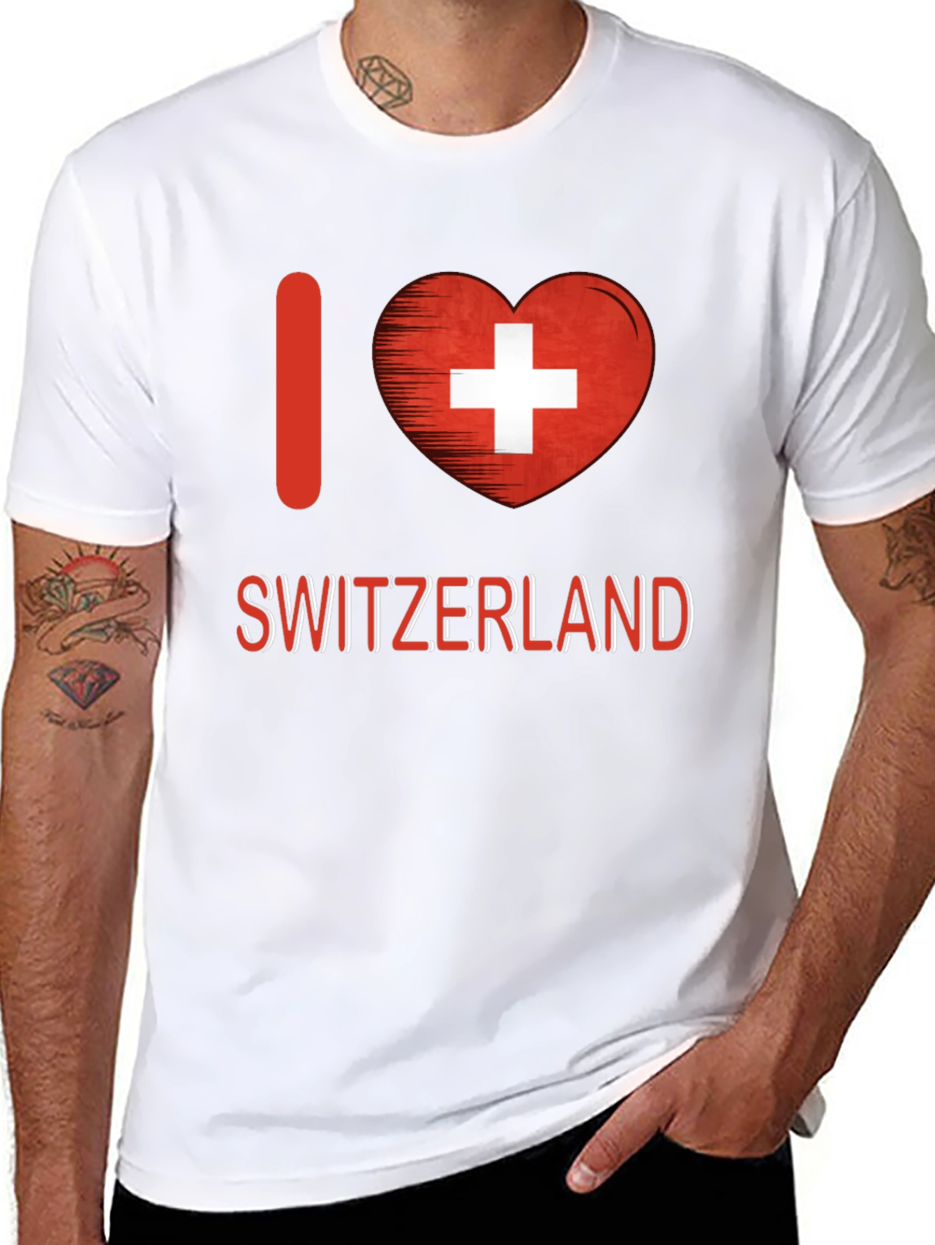 I Love Switzerland Graphic Tee
