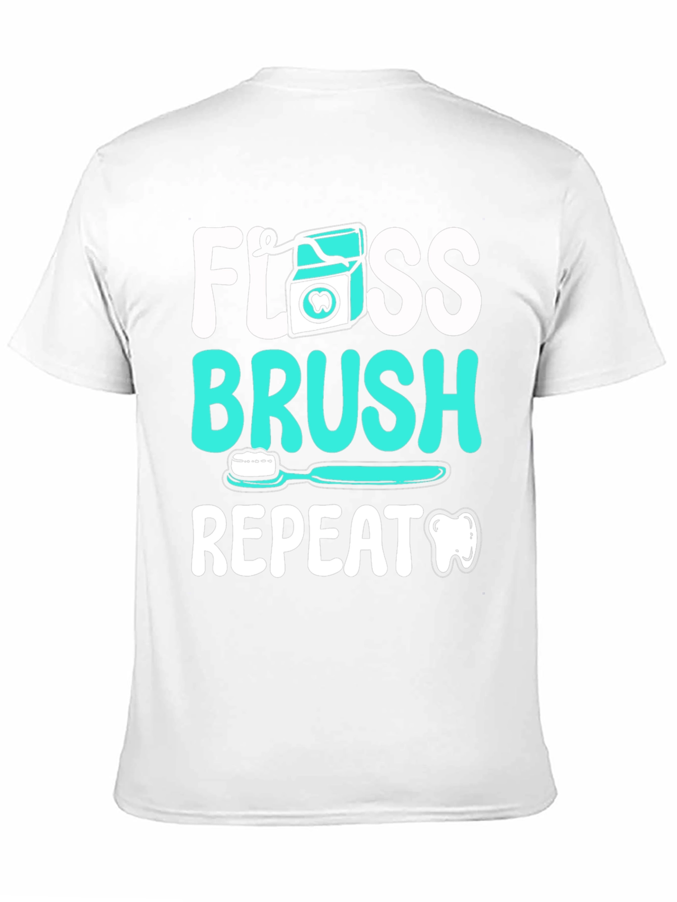 Floss Brush Repeat Graphic Tee