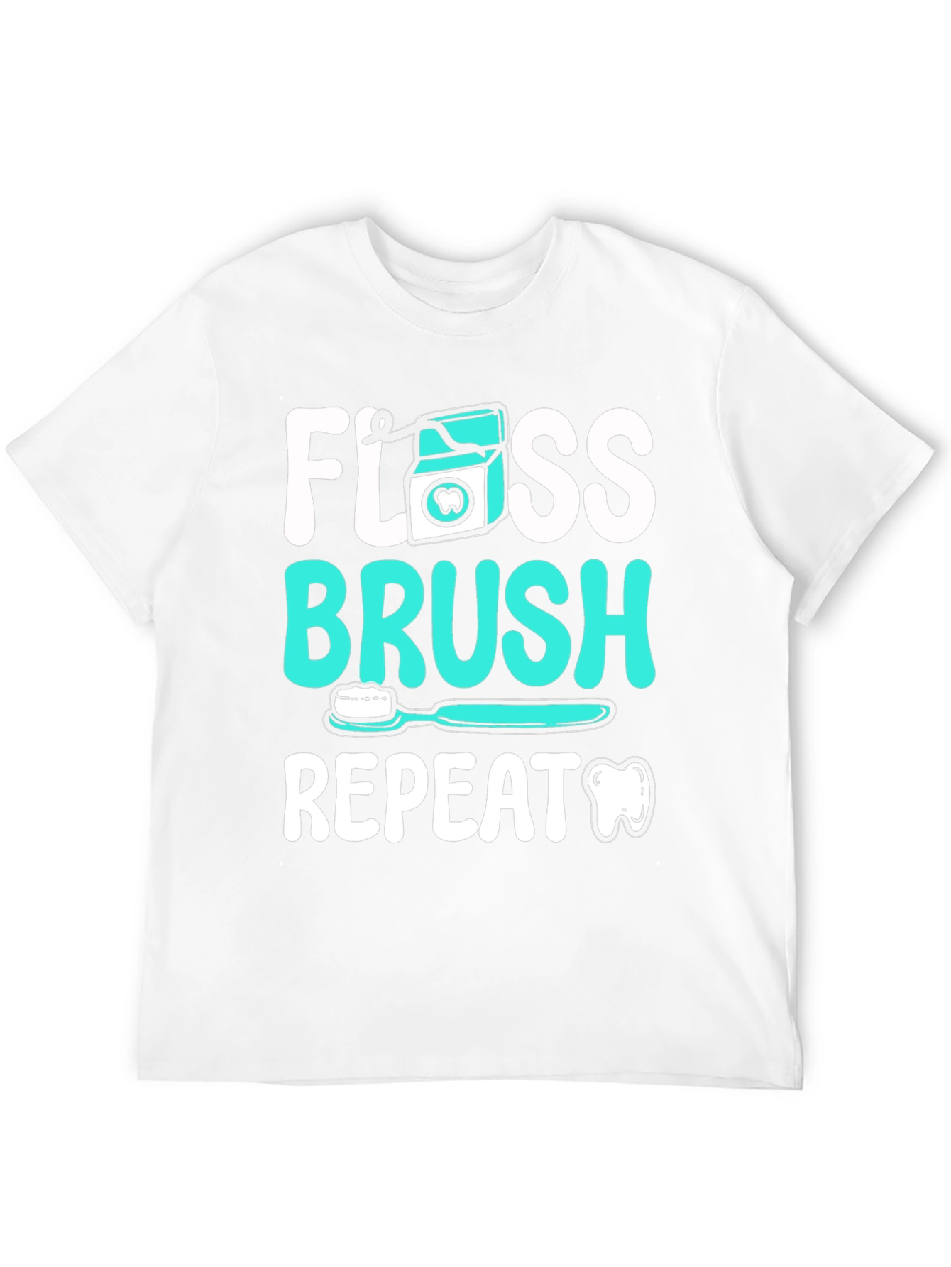 Floss Brush Repeat Graphic Tee
