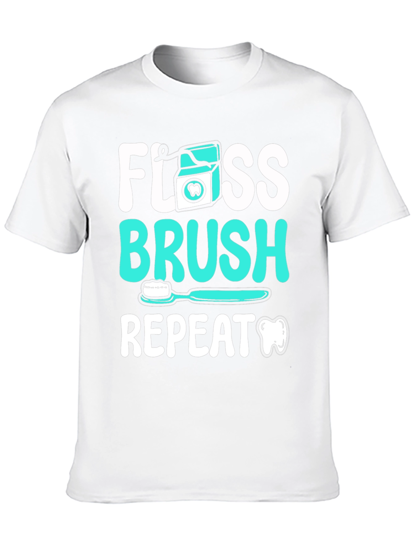 Floss Brush Repeat Graphic Tee
