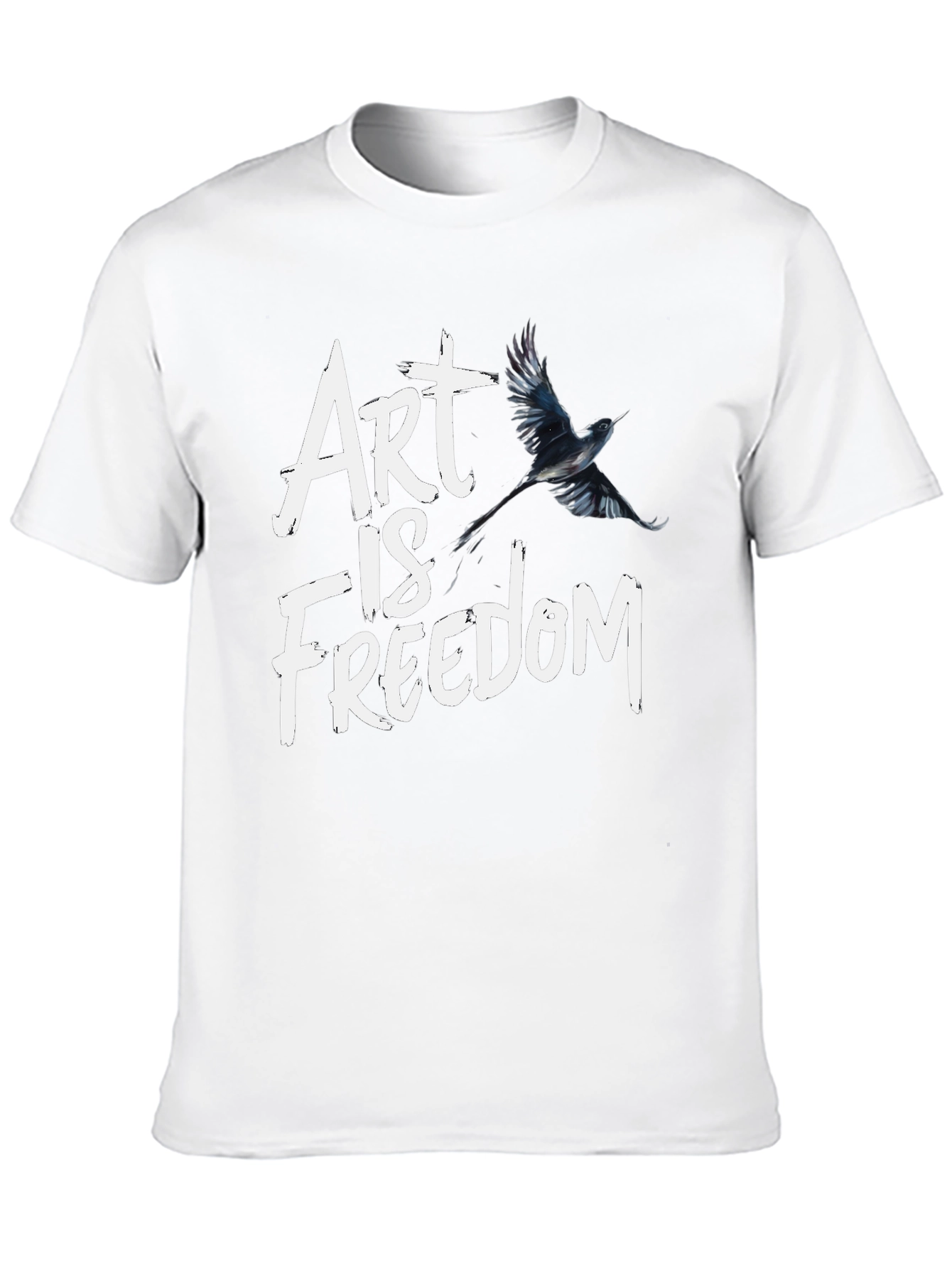 Art Is Freedom Graphic Tee - Black T-Shirt
