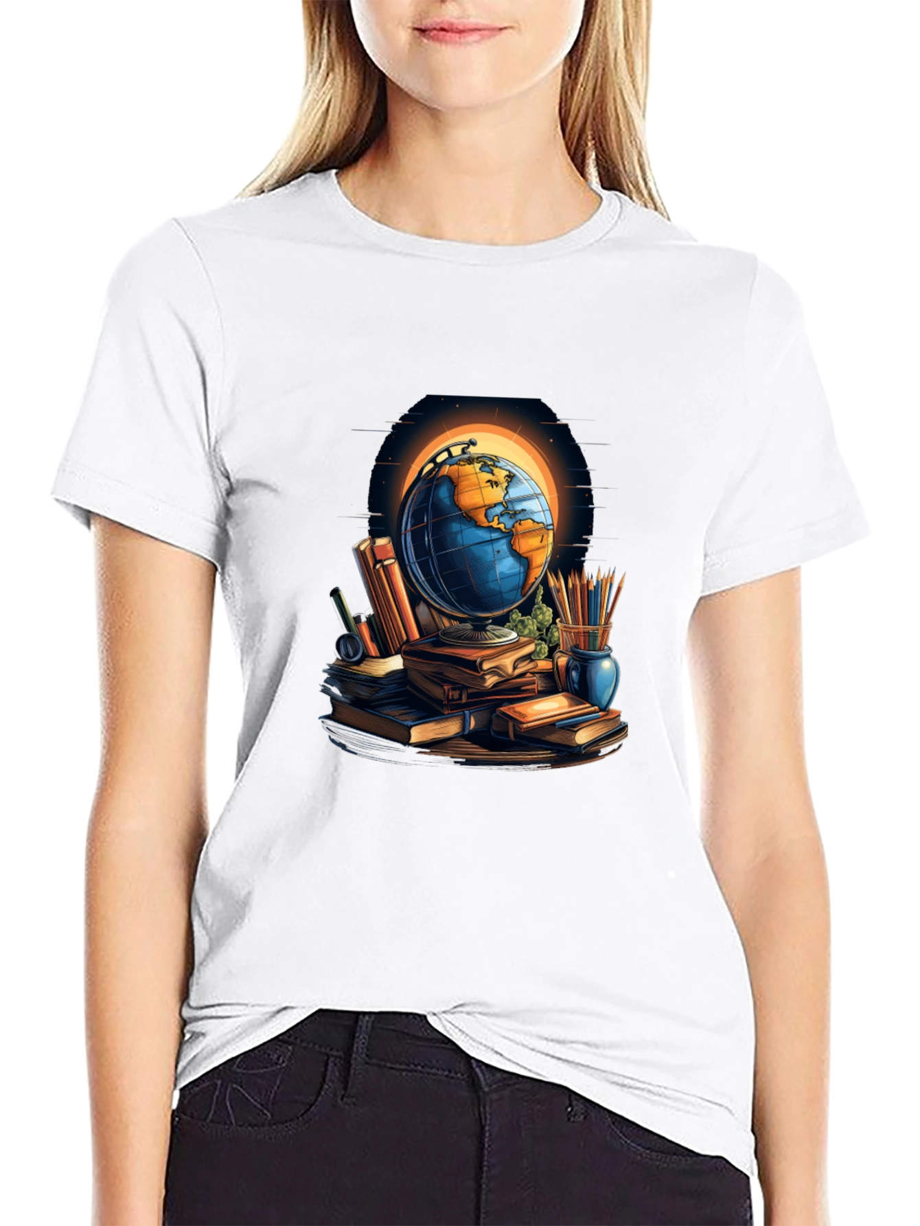 Globetrotter Graphic Tee - Worldly Design