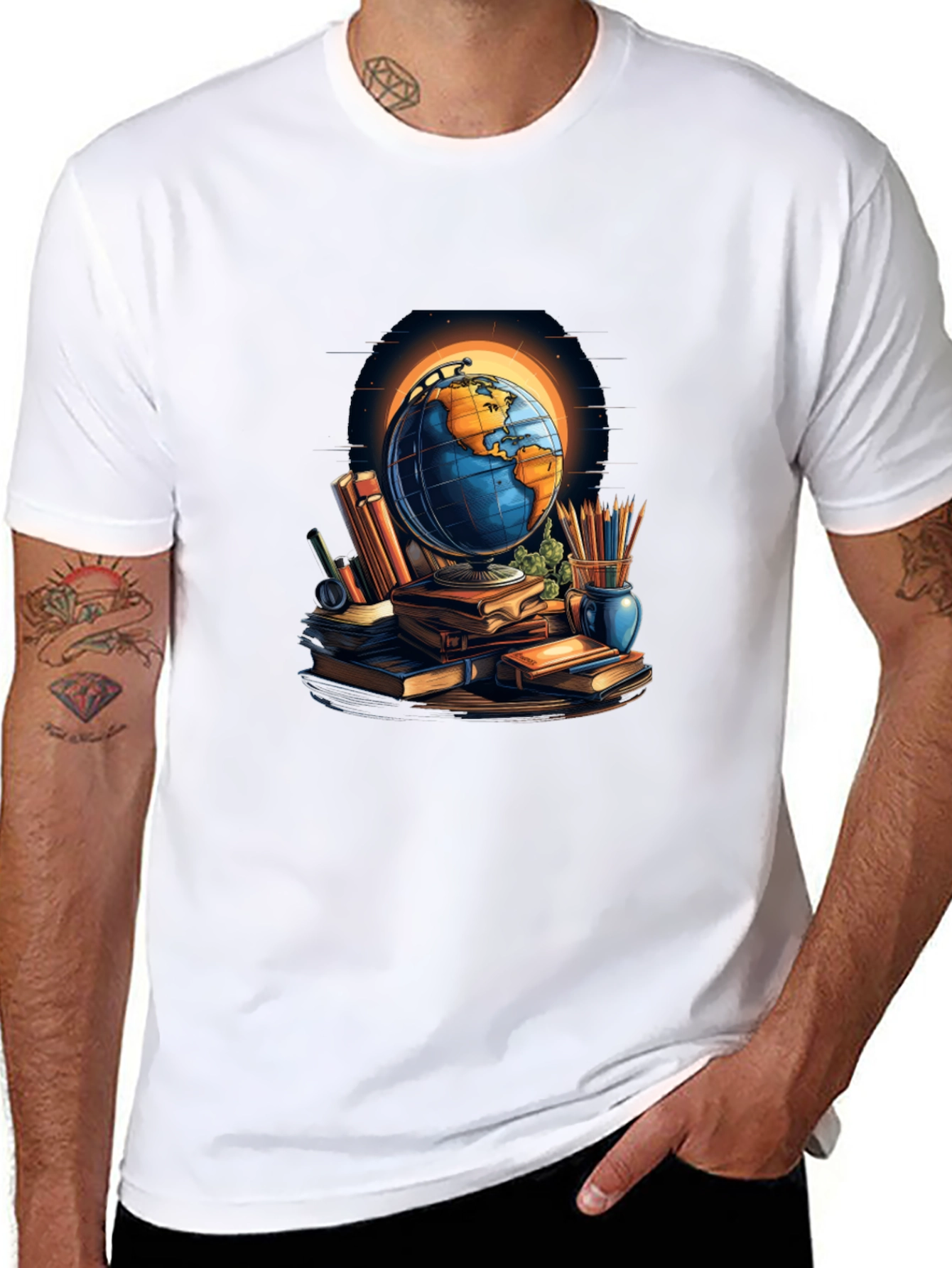 Globetrotter Graphic Tee - Worldly Design