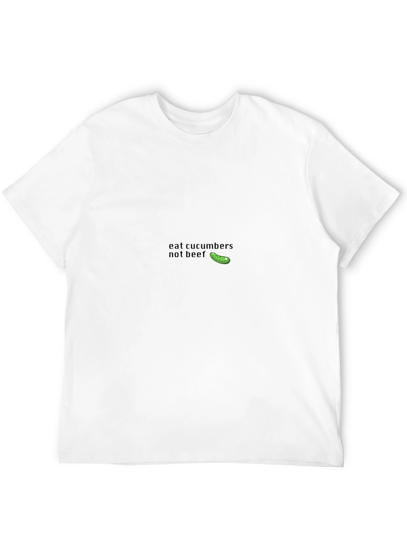 Eat Cucumbers Not Beef Graphic Tee