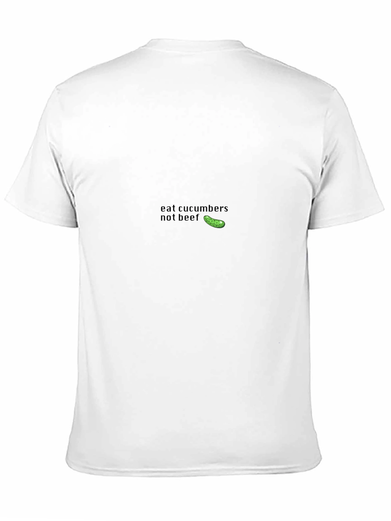 Eat Cucumbers Not Beef Graphic Tee