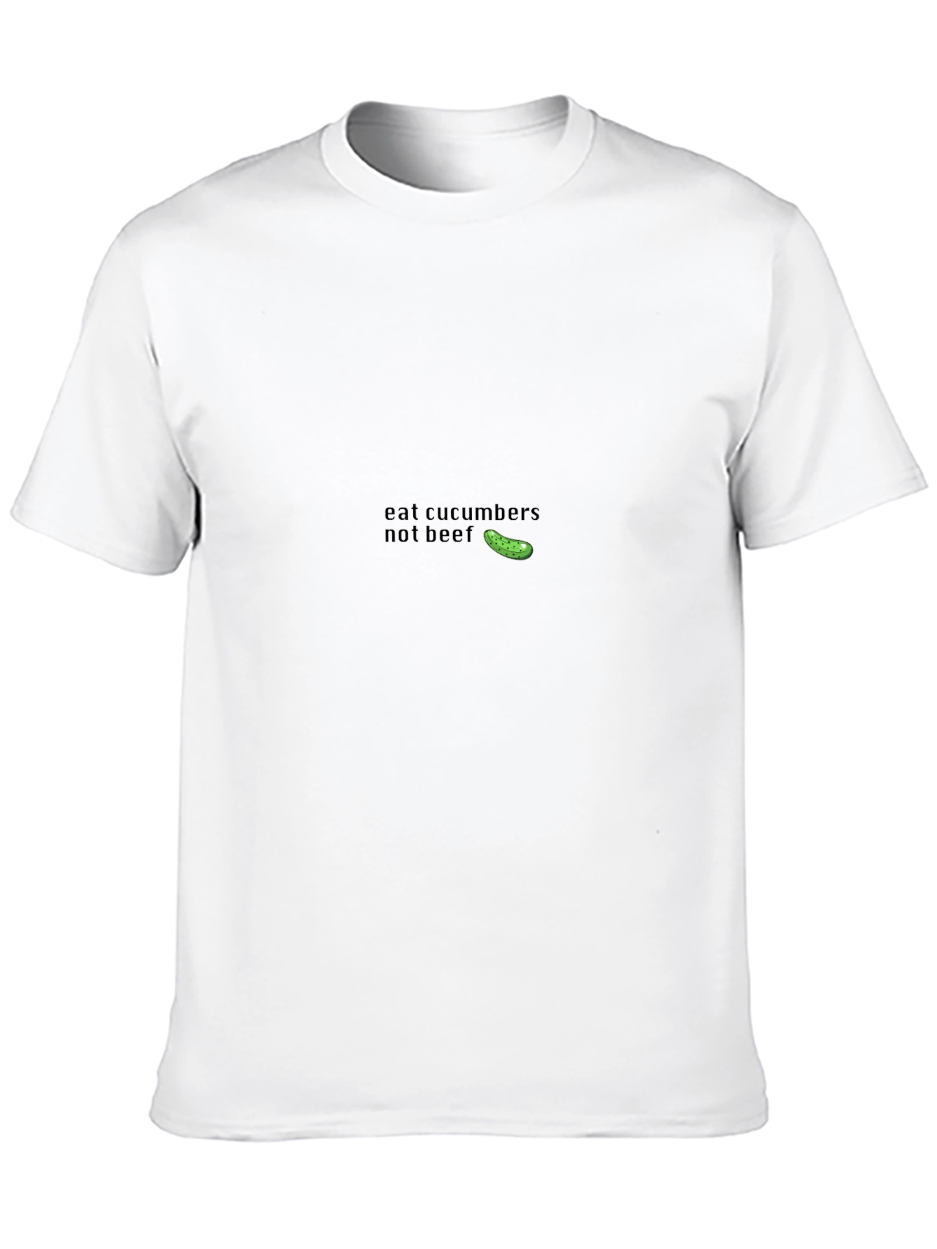 Eat Cucumbers Not Beef Graphic Tee