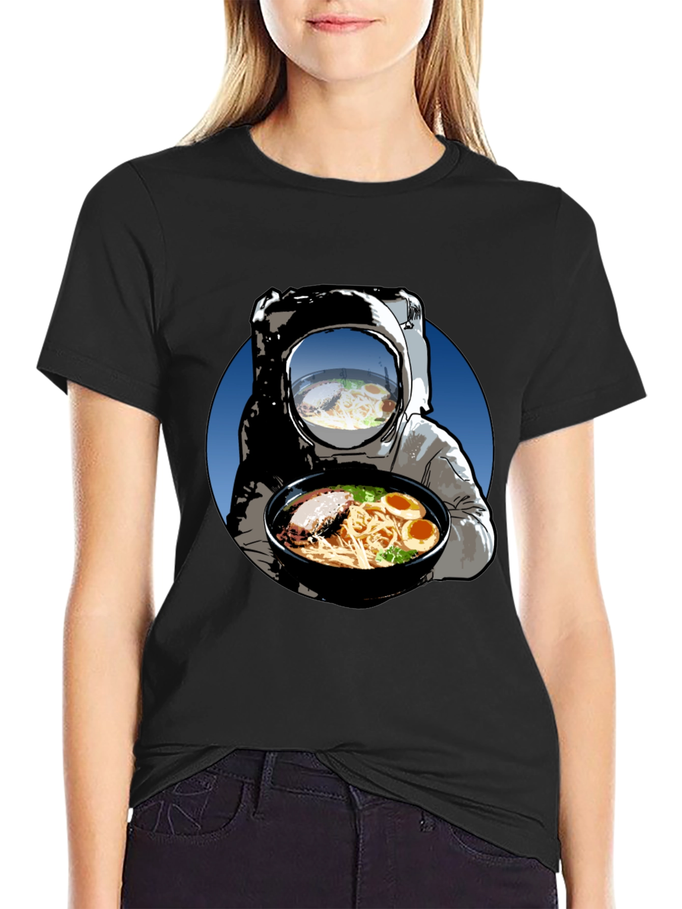 Astronaut Ramen T-Shirt - Space Foodie Tee