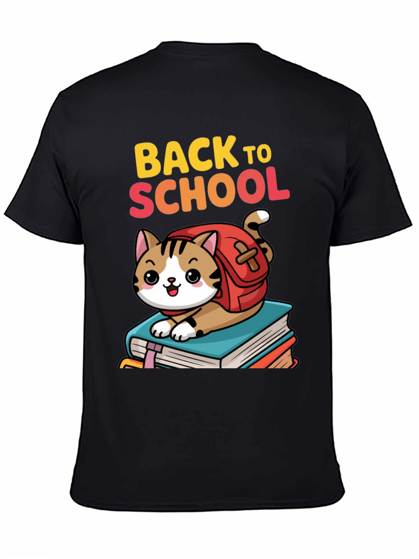 Back to School Cat T-Shirt