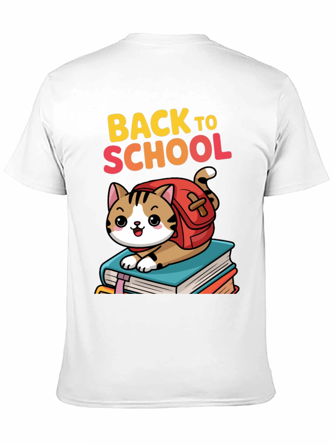 Back to School Cat T-Shirt