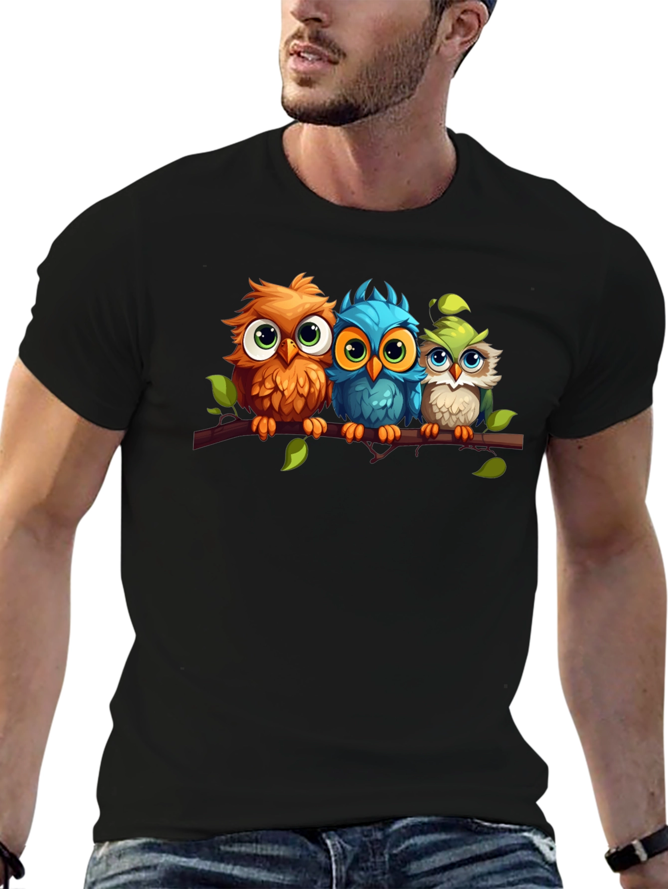 Cute Cartoon Owl T-Shirt