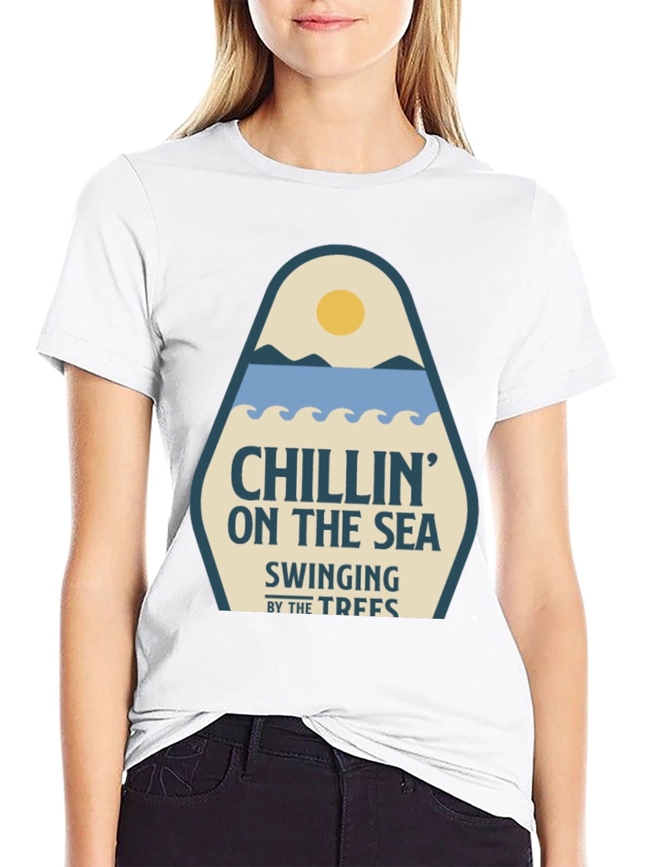 Chillin On The Sea Graphic T-Shirt