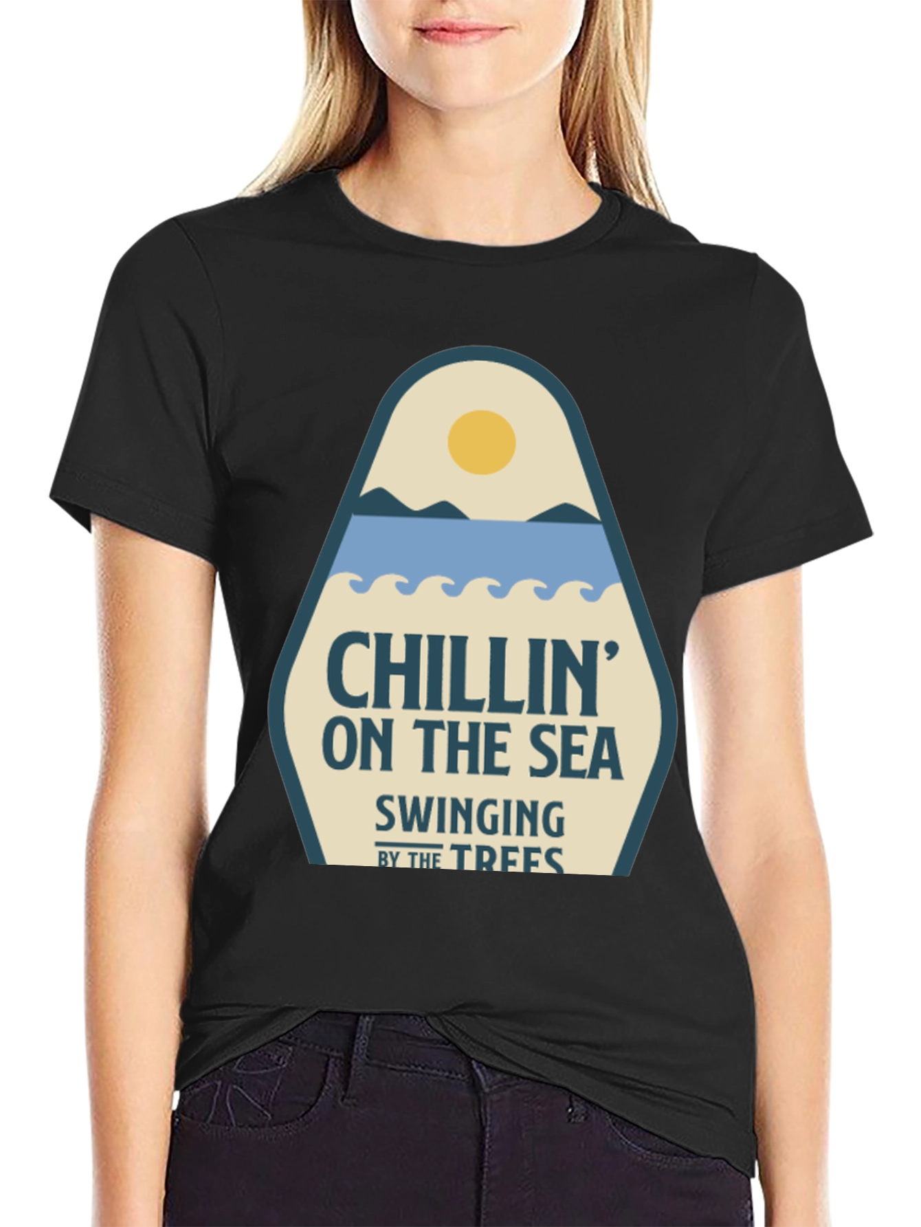 Chillin On The Sea Graphic T-Shirt