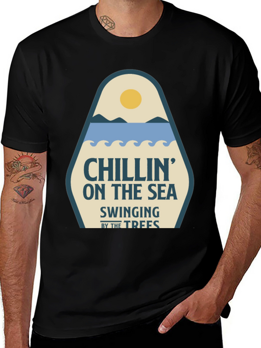 Chillin On The Sea Graphic T-Shirt