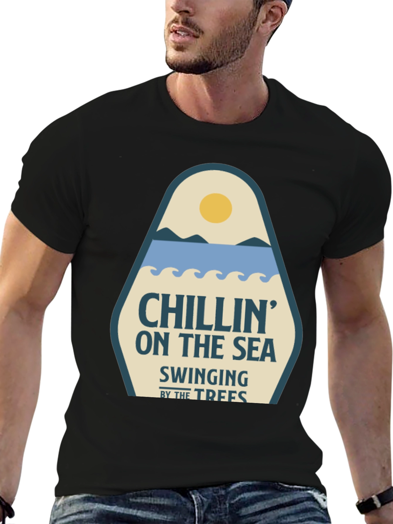 Chillin On The Sea Graphic T-Shirt