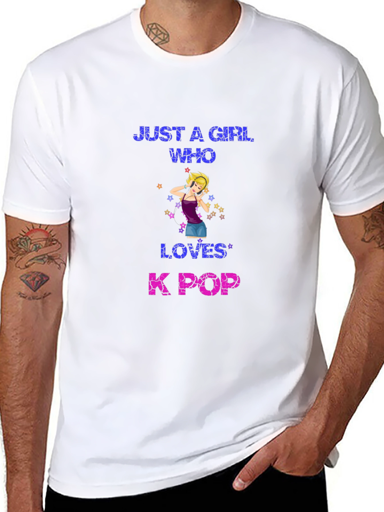 Just a Girl Who Loves K-Pop T-Shirt