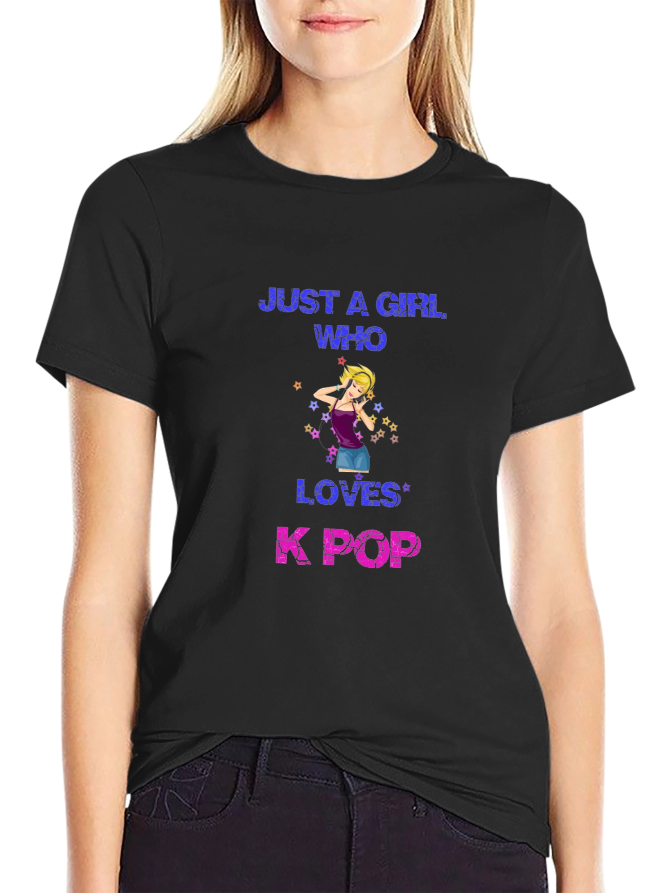 Just a Girl Who Loves K-Pop T-Shirt