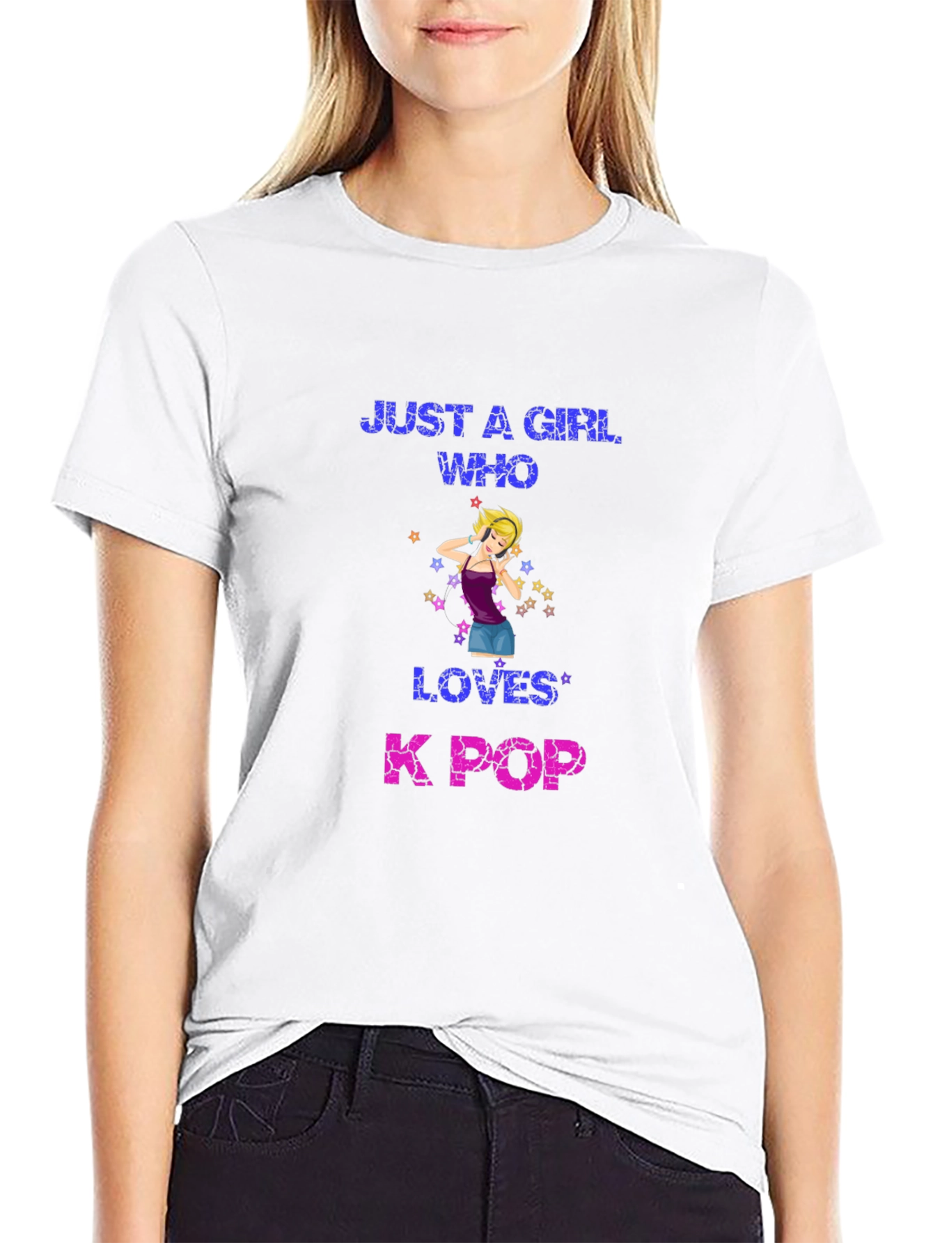 Just a Girl Who Loves K-Pop T-Shirt