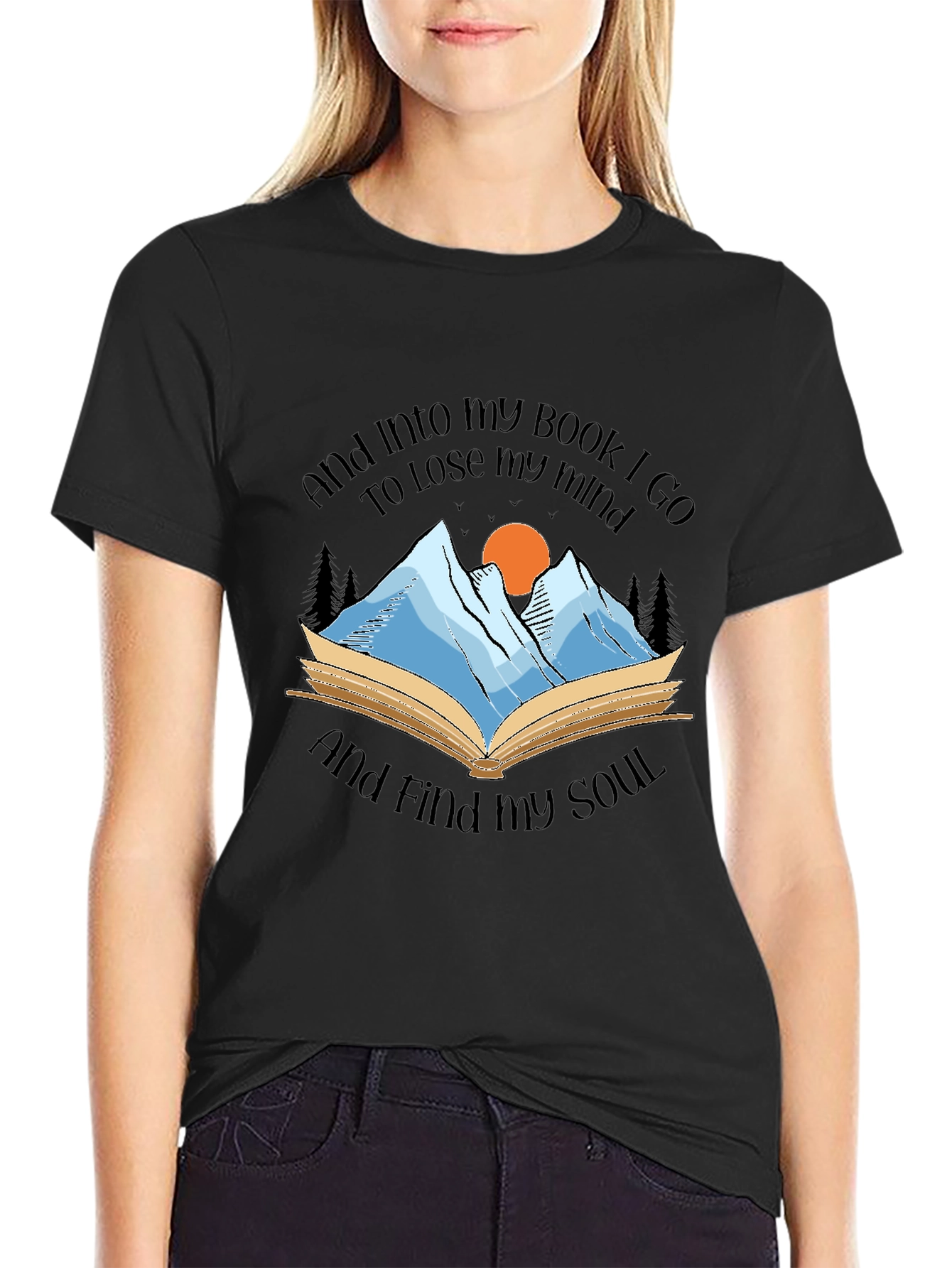 Book Lover Tee: Lose Your Mind Find Your Soul