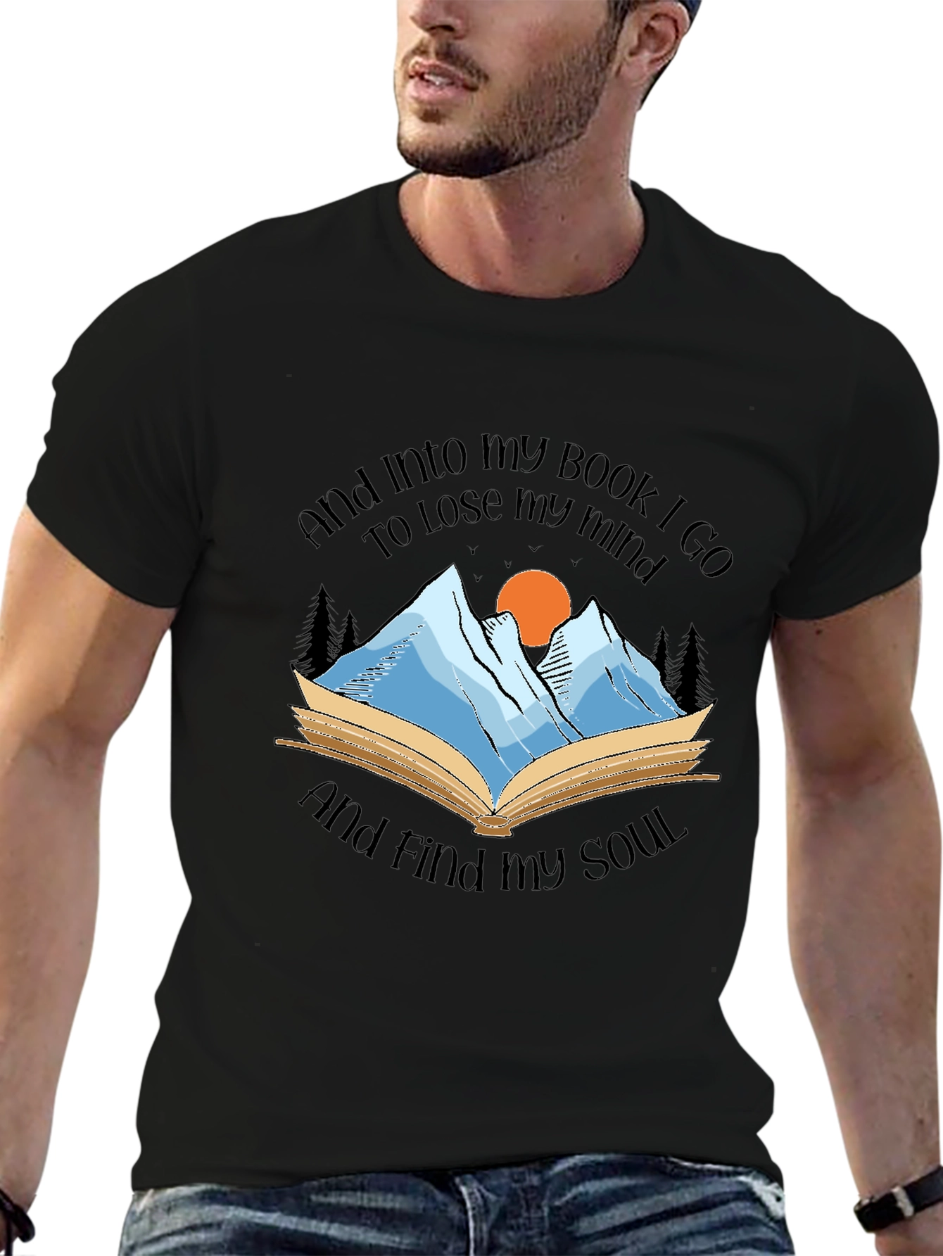 Book Lover Tee: Lose Your Mind Find Your Soul