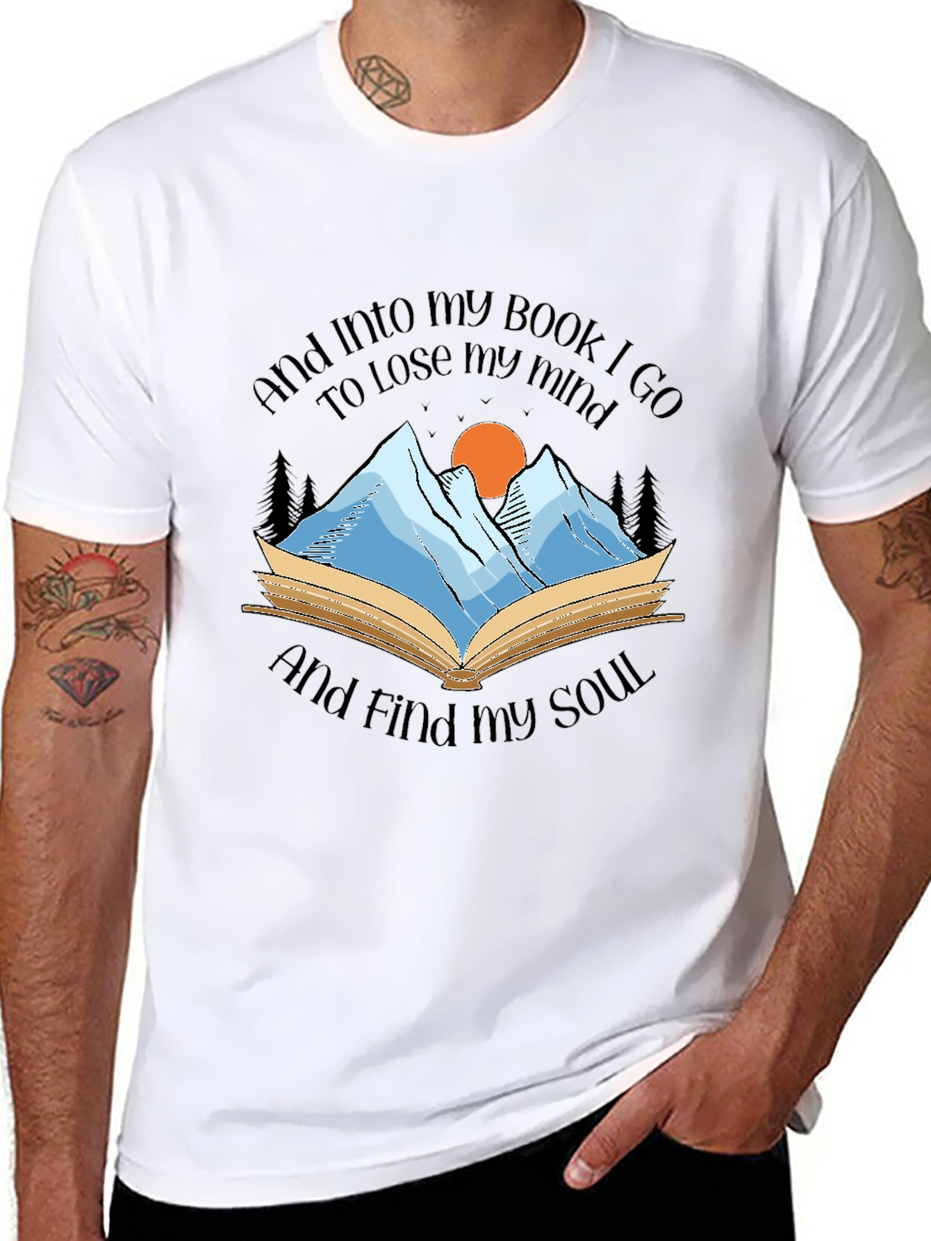 Book Lover Tee: Lose Your Mind Find Your Soul