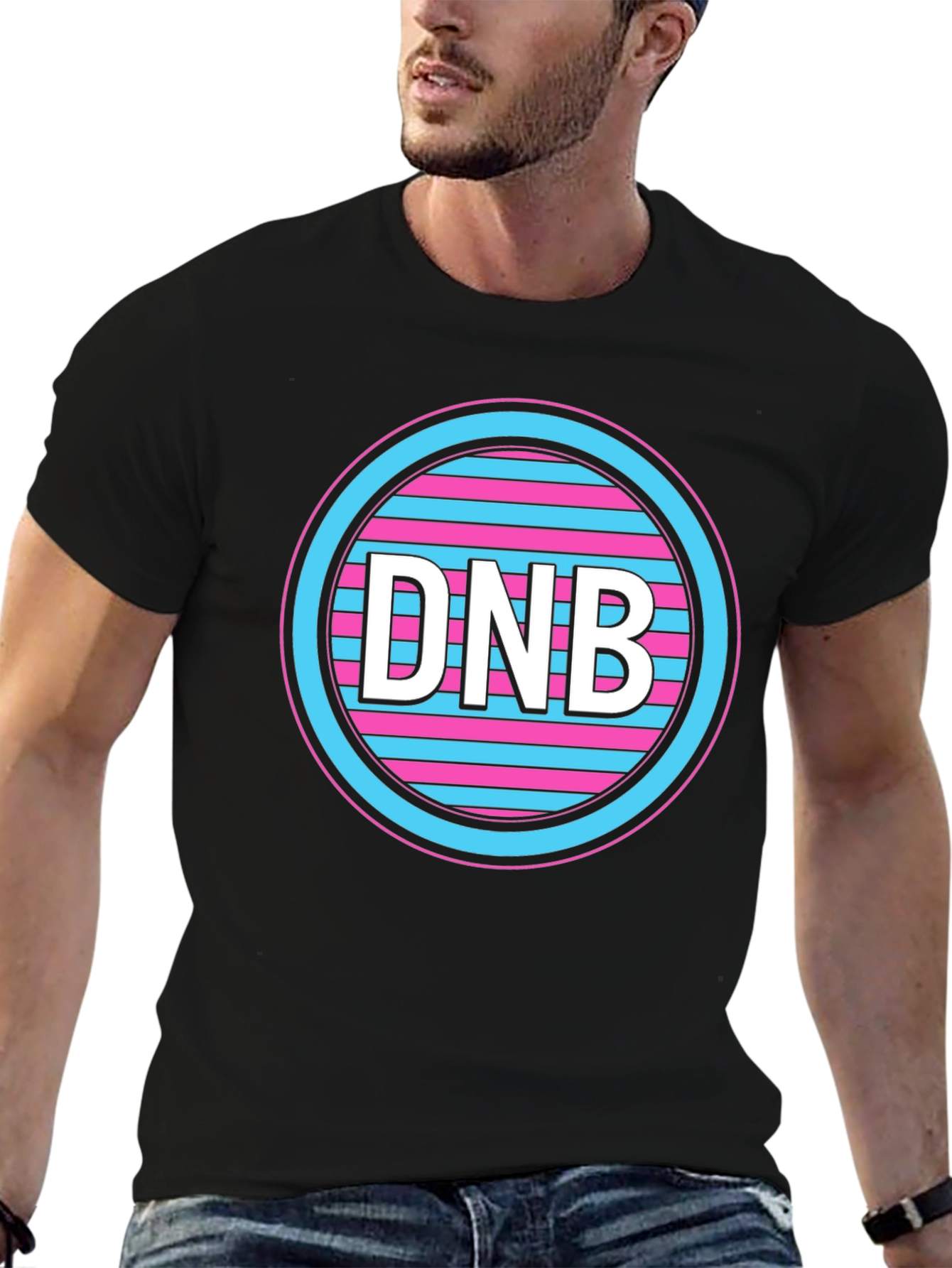 DNB Circle Graphic Tee - Black
