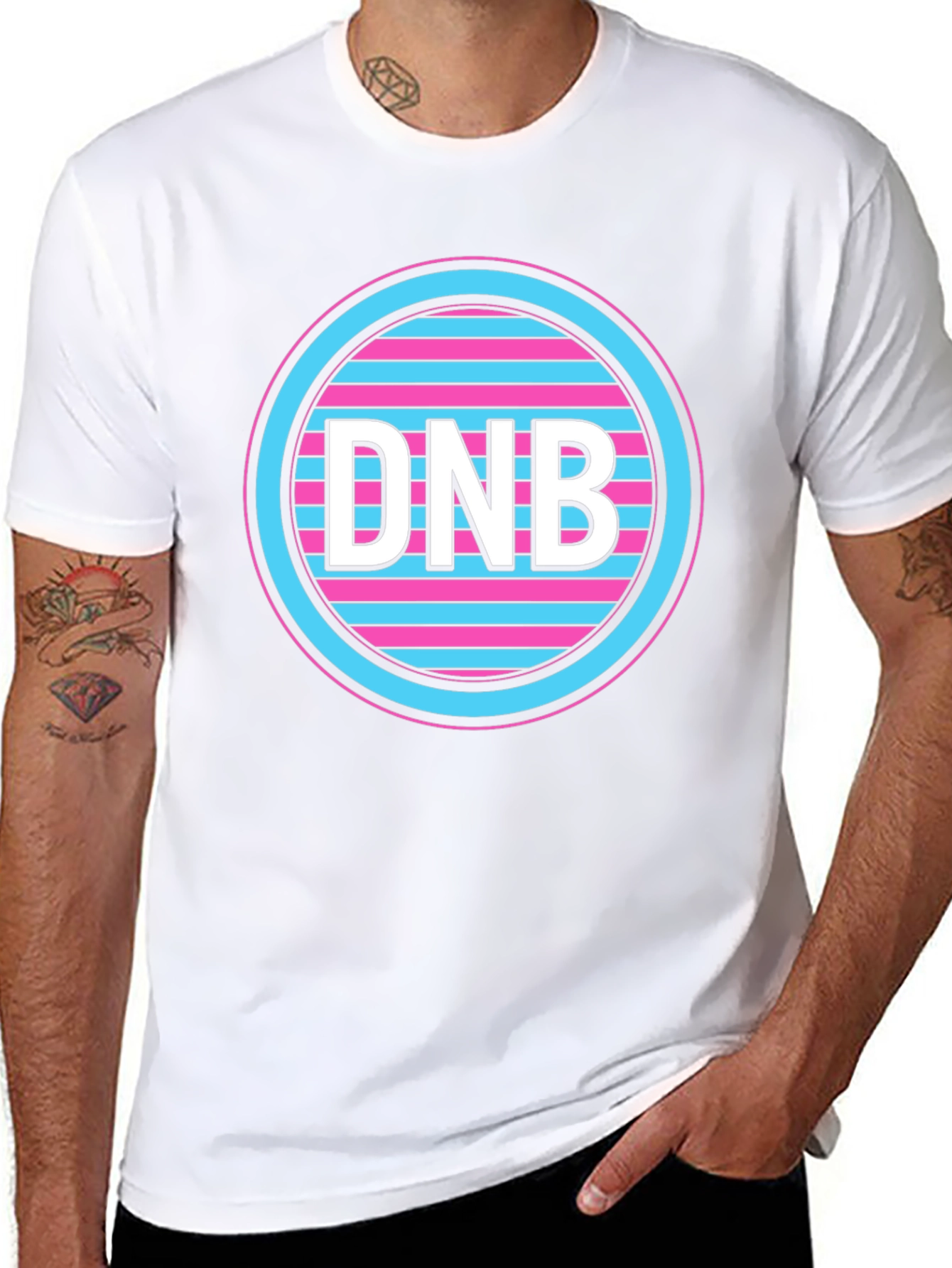 DNB Circle Graphic Tee - Black