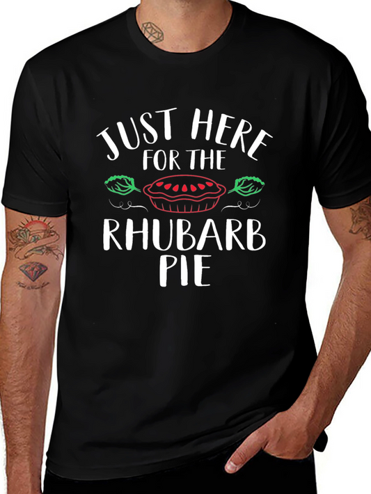 Rhubarb Pie Graphic Tee - Comfort Fit Cotton T-Shirt