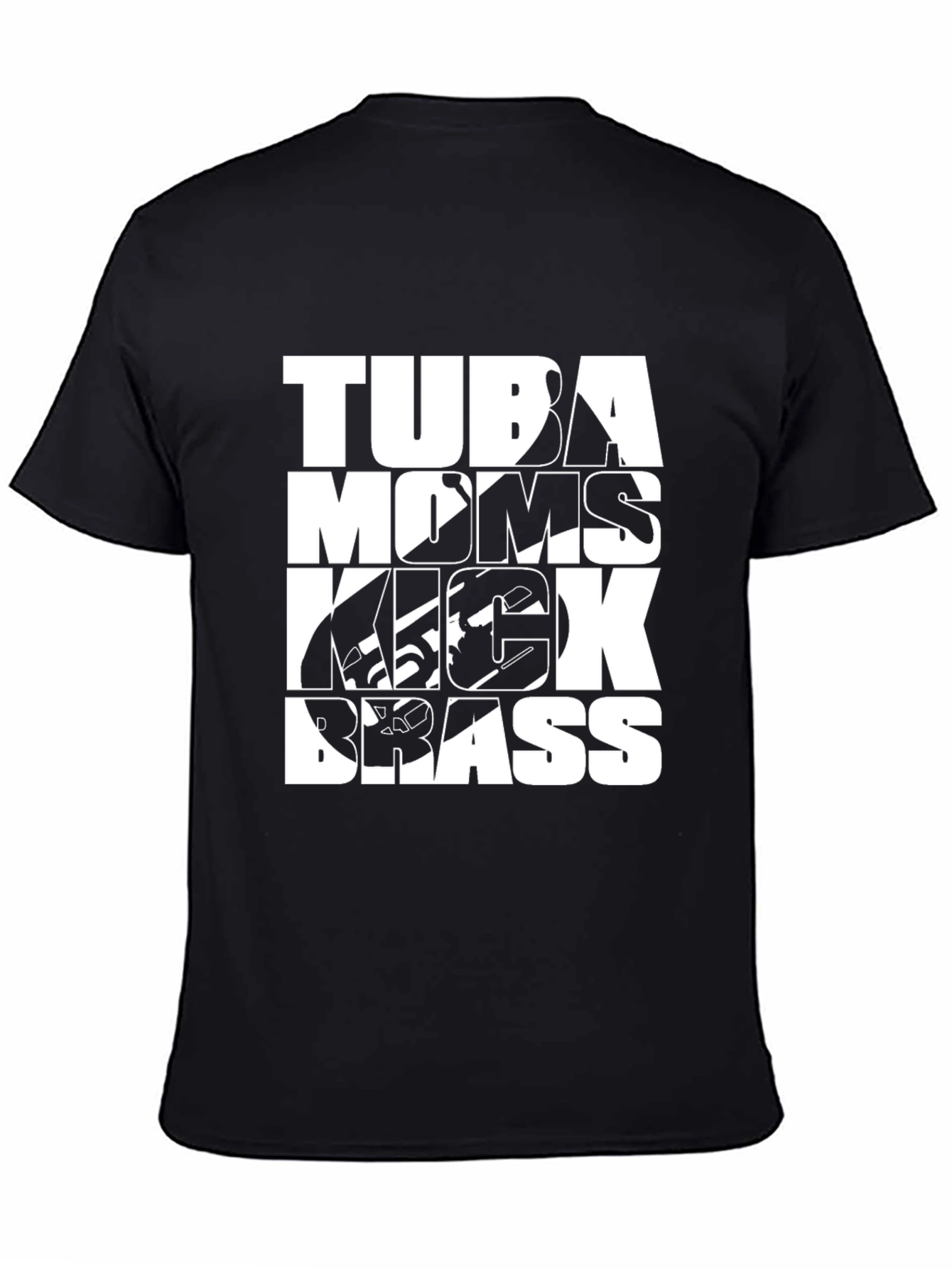Tuba Moms Kick Brass Graphic Tee