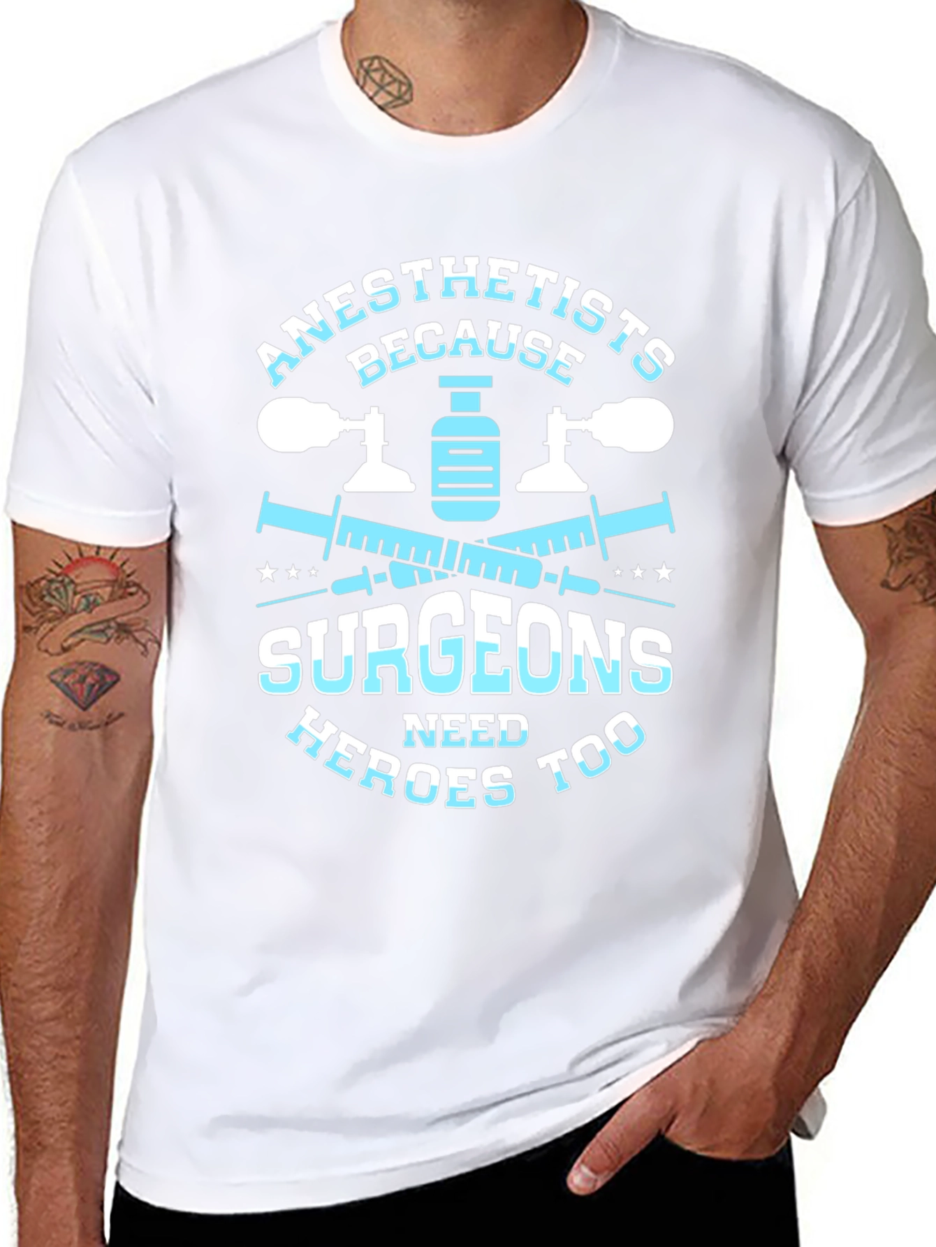Anesthetists Surgeons Heroes T-Shirt